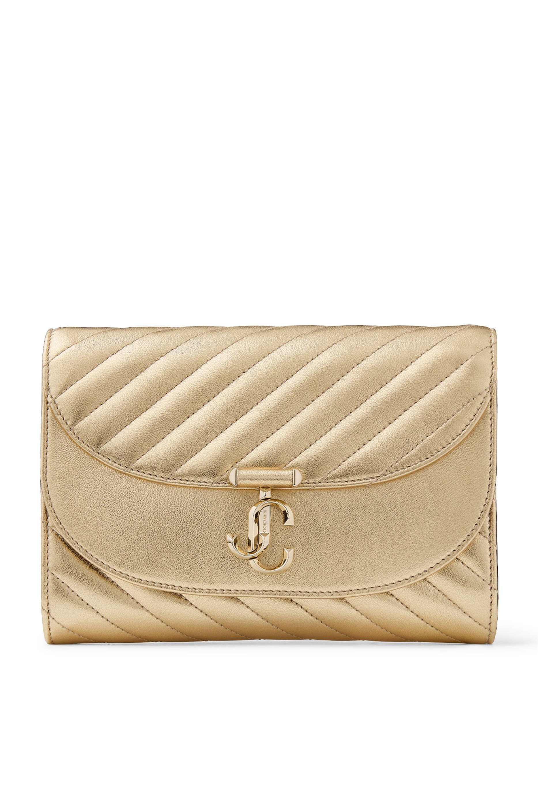 Logo Curve Clutch Bag