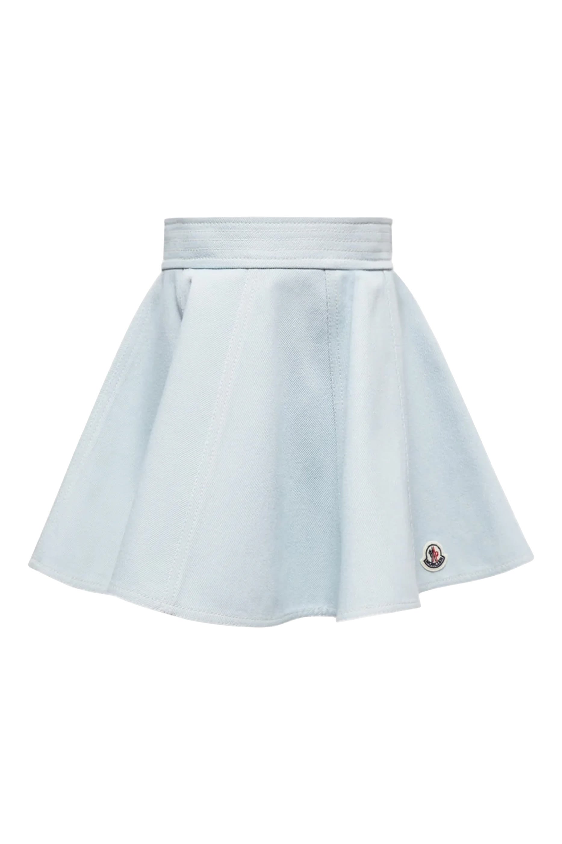 Kids Flared Denim Mini Skirt