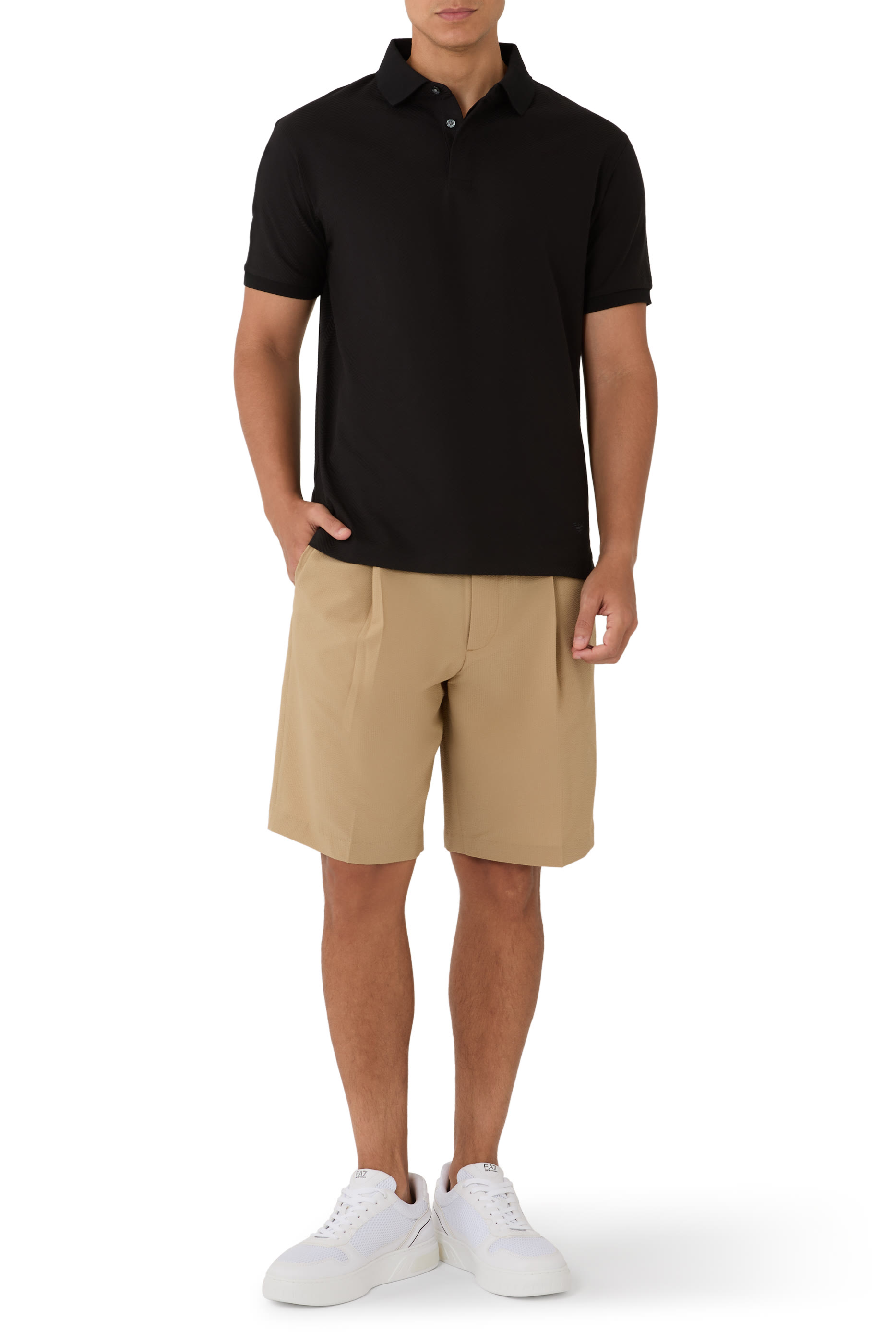 Jacquard Jersey Polo 