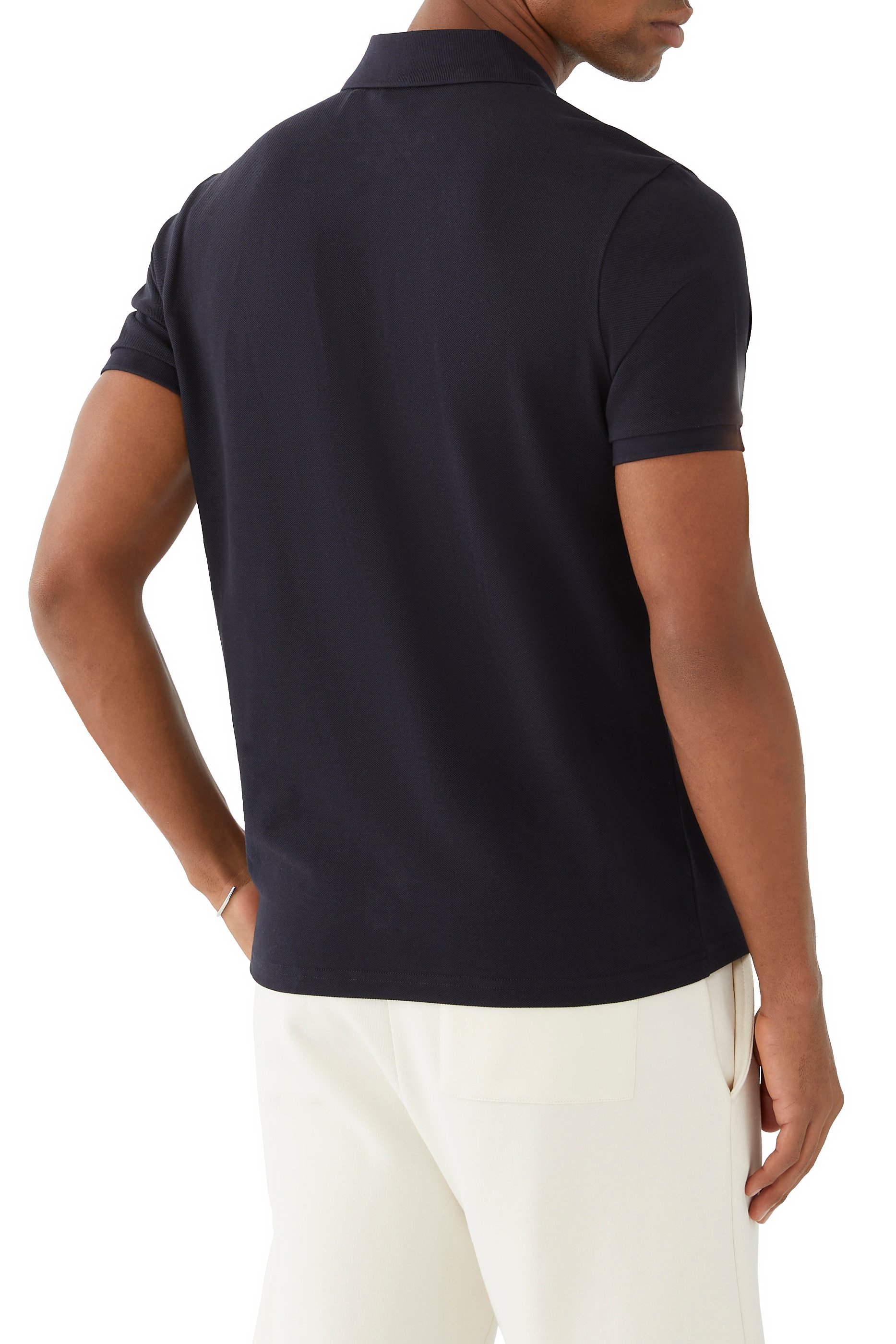Logo Patch Polo Shirt