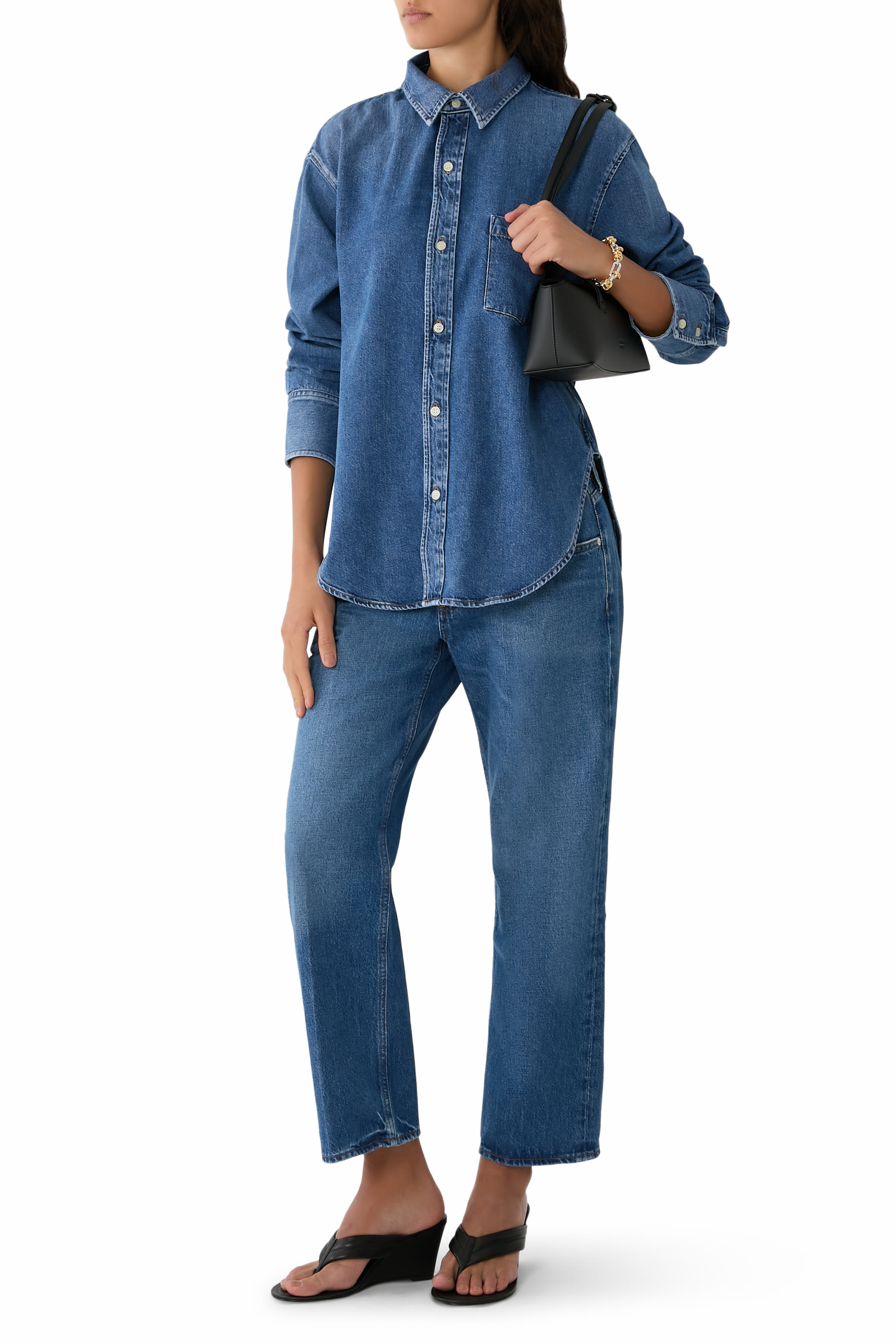 Faye Vintage Straight Jeans 