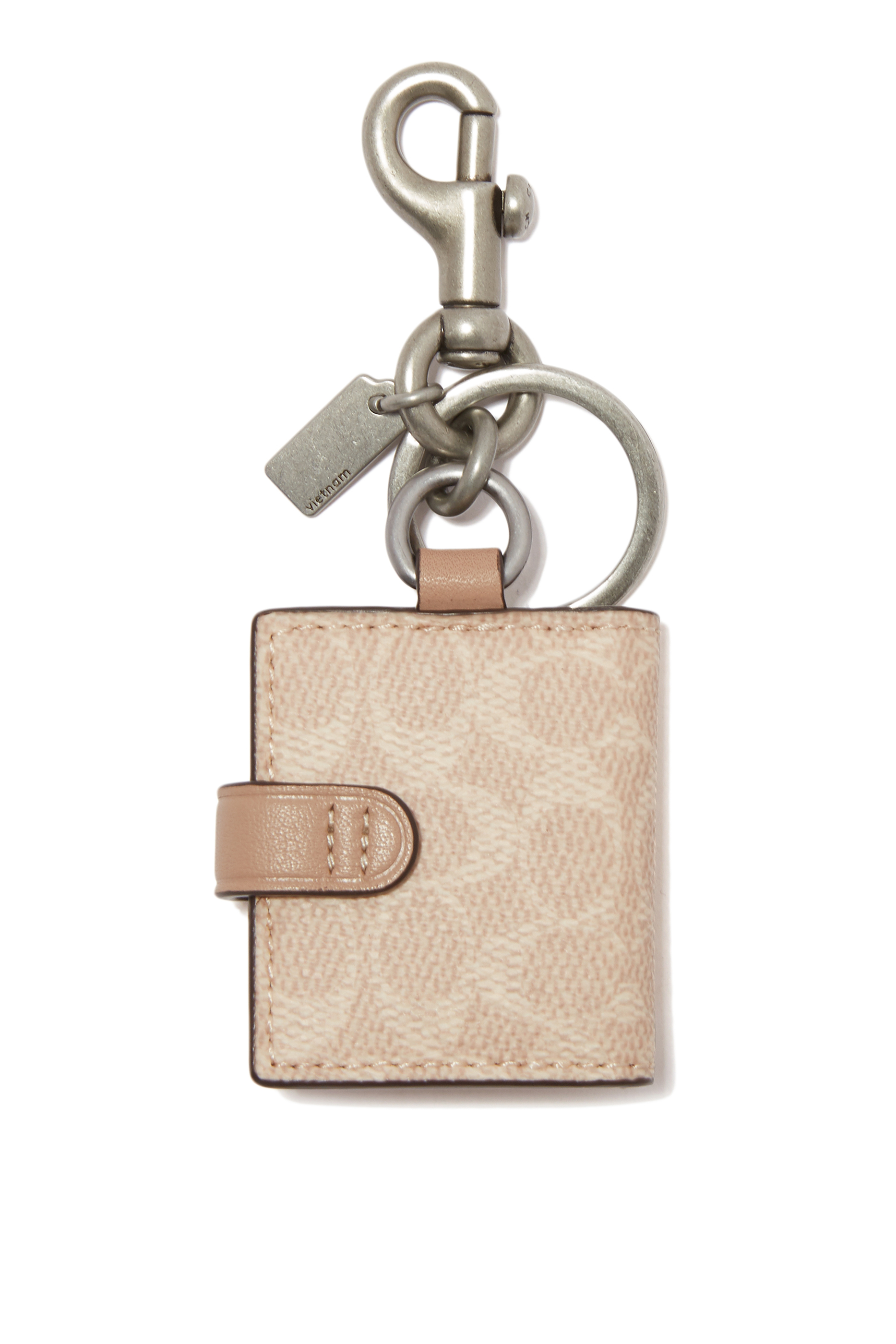 Picture Frame Signature Canvas Bag Charm