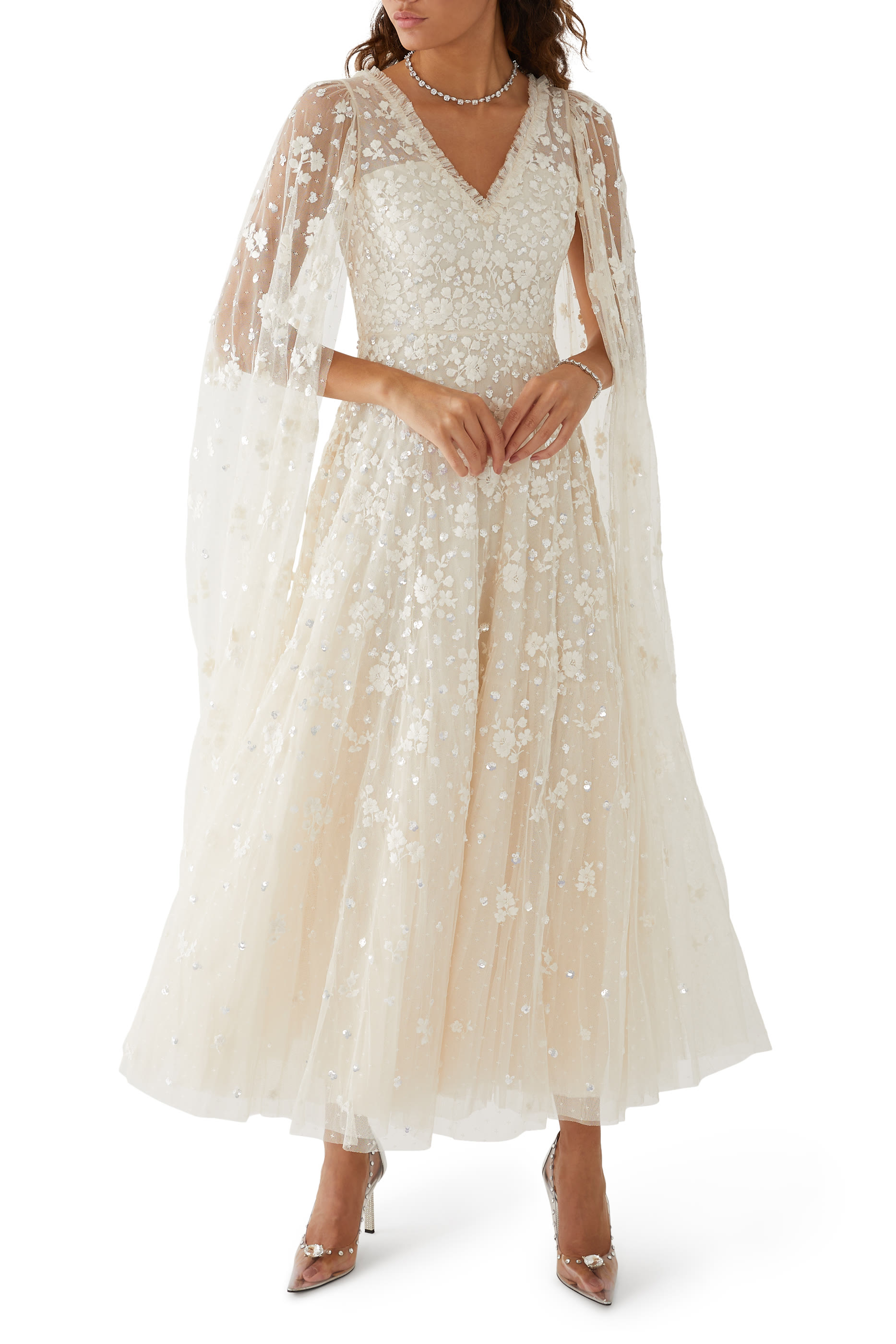 Dahlia Ditsy Ankle Gown