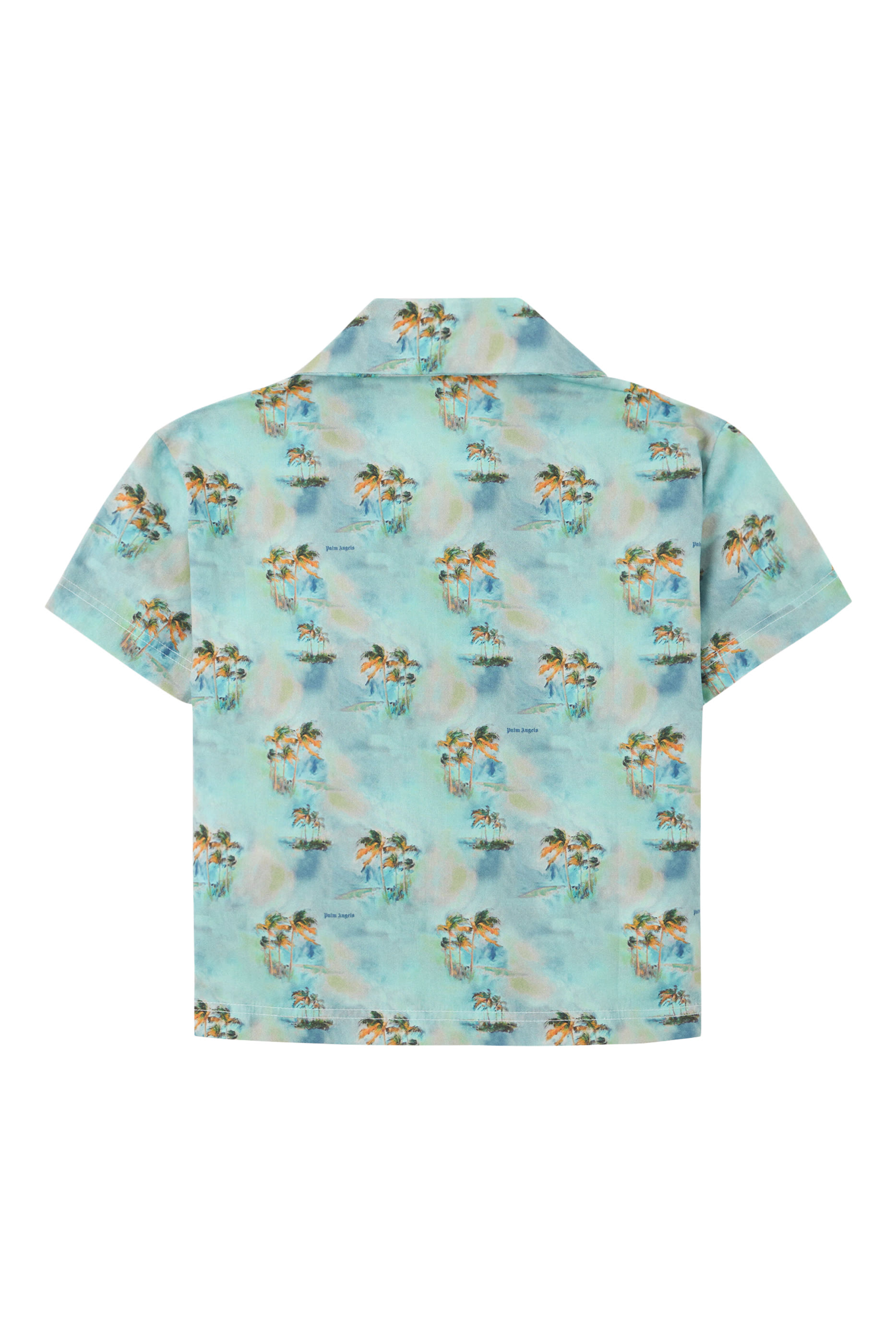 Kids AOP Palms Bowling Shirt