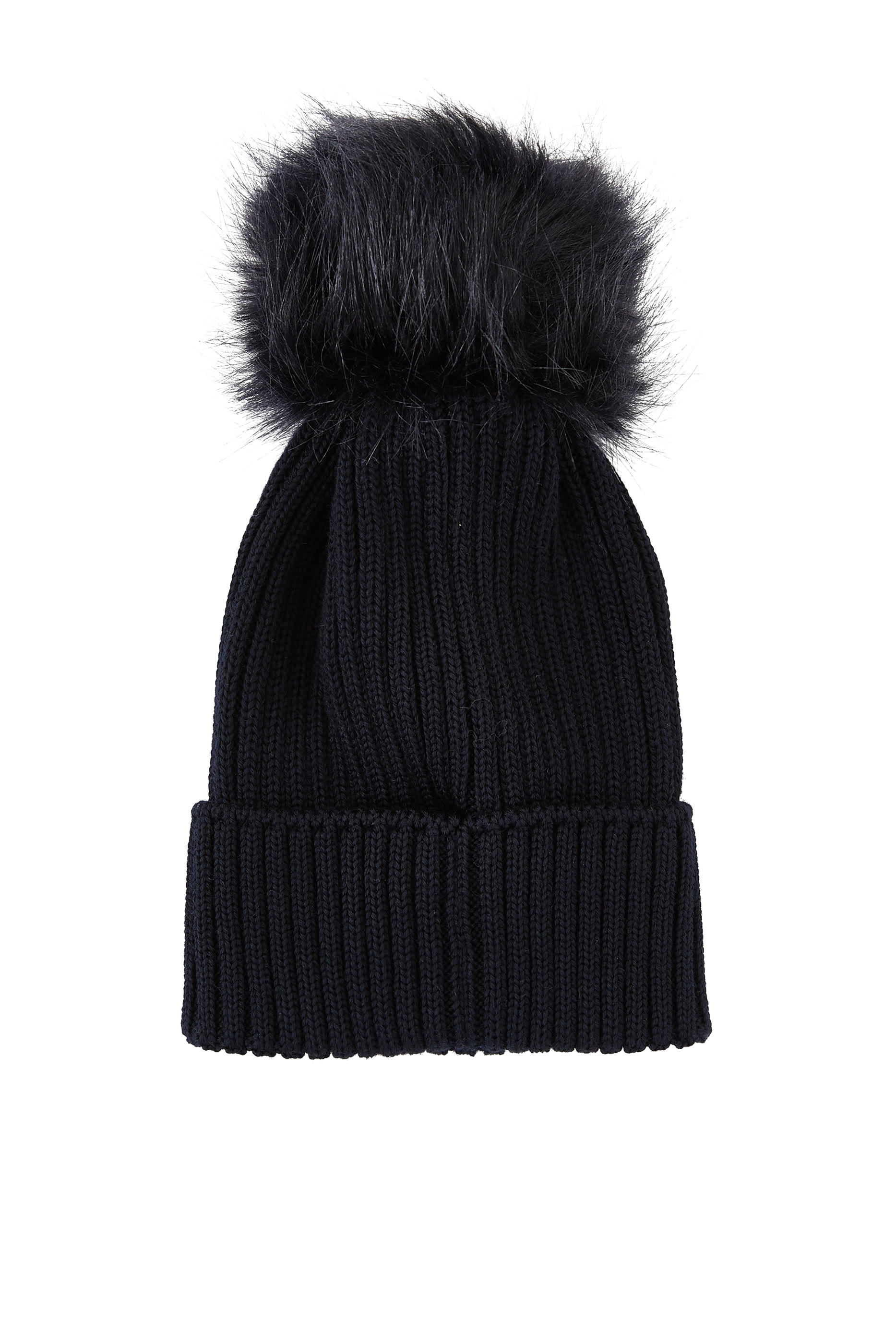 Kids Wool Beanie With Pom Pom
