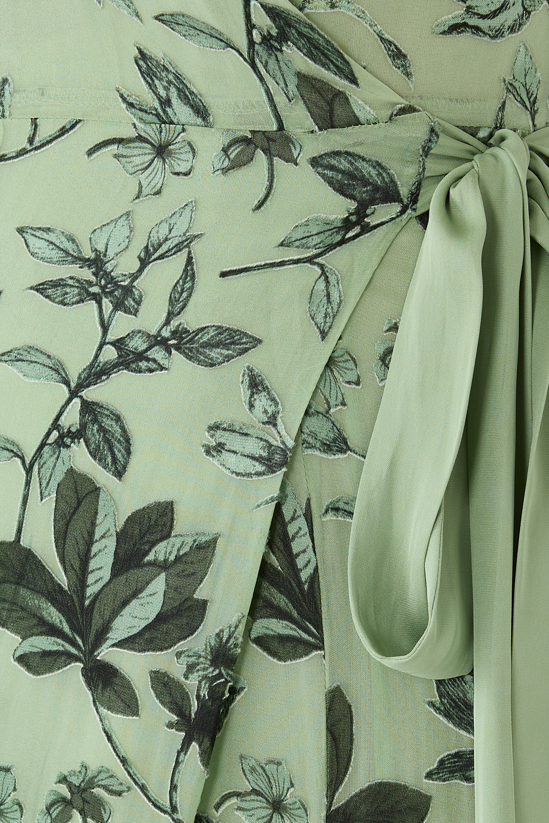 Tiana Puff Sleeve Wrap Maxi Dress