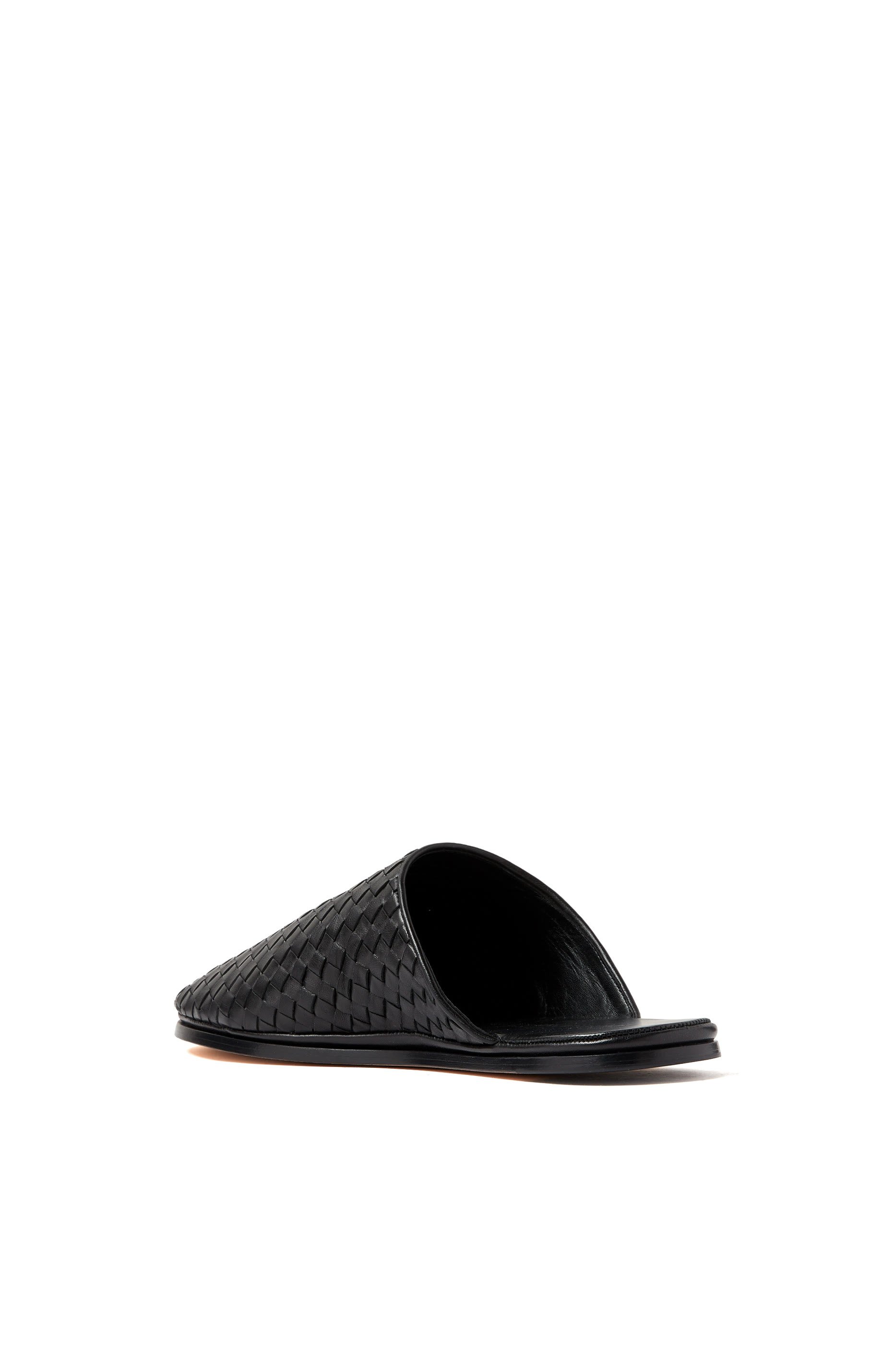 Intrecciato Leather Slippers