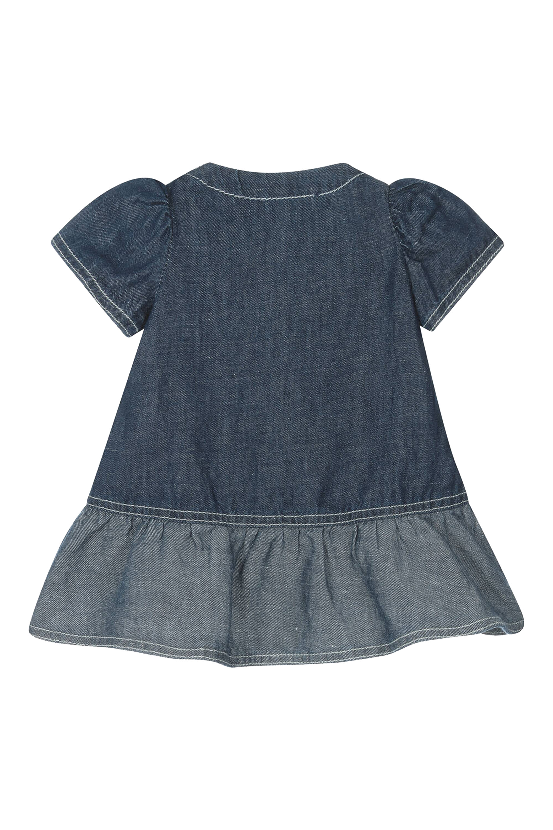Kids Denim Trim Dress