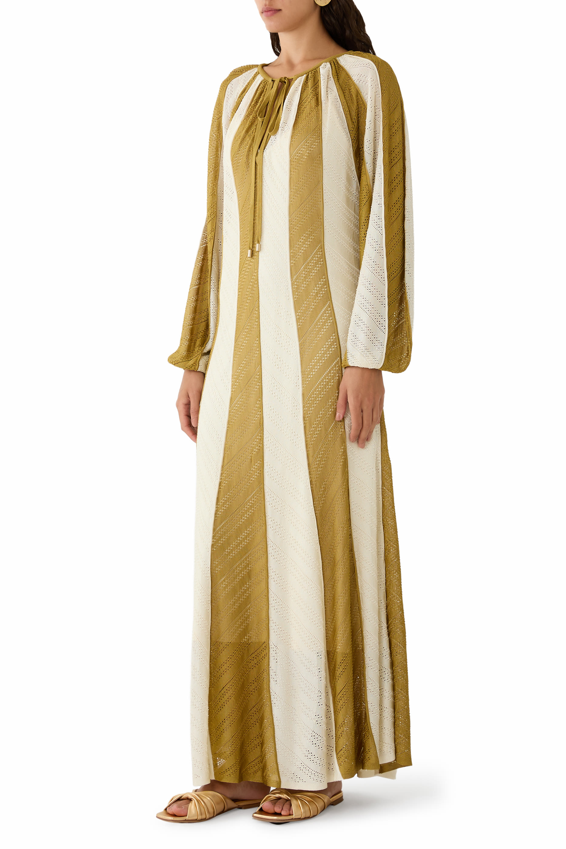 Mahon Splice Halter Midi Dress