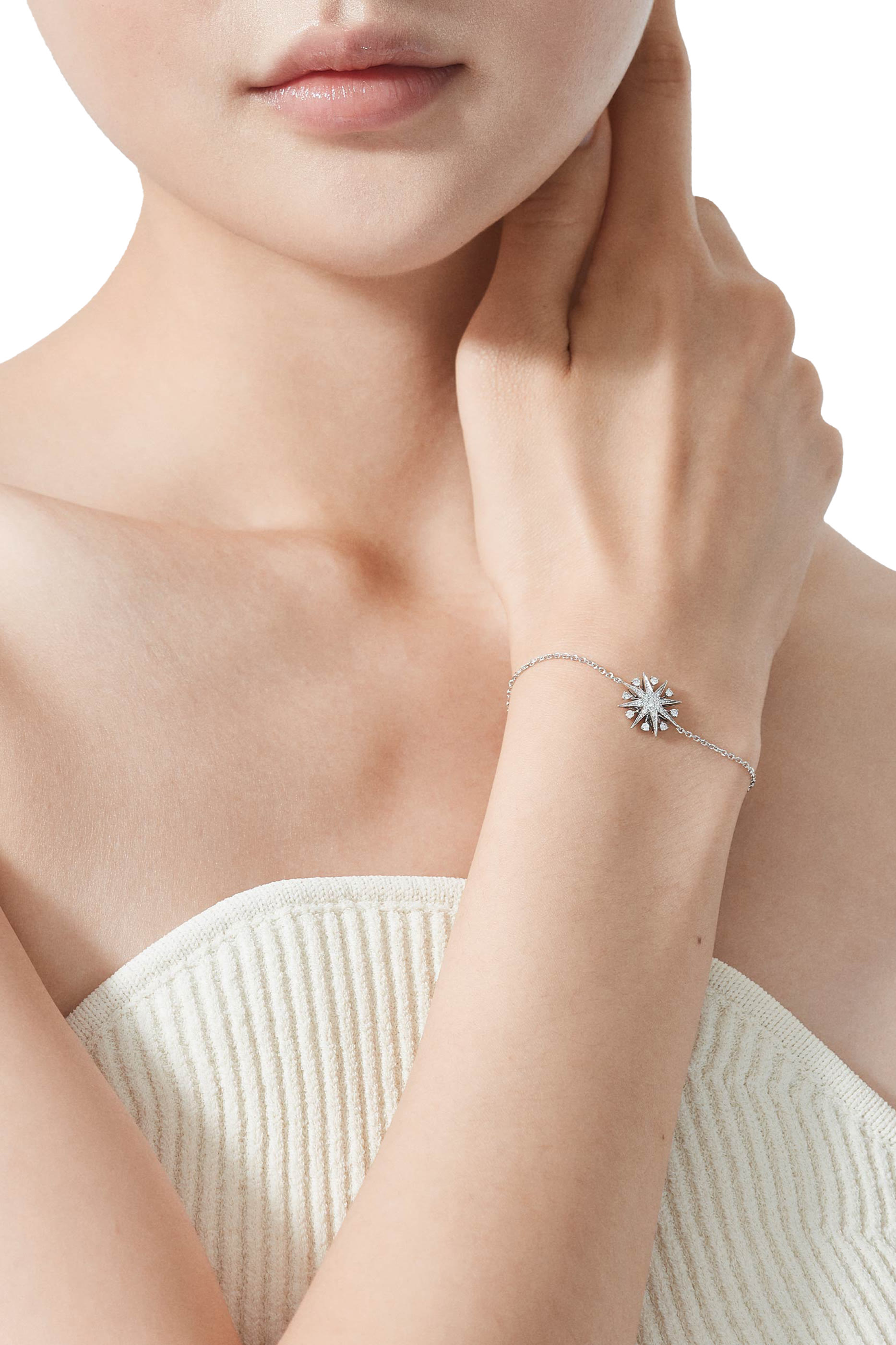Starlight Mini Icons Bracelet,18K White Gold & Diamonds