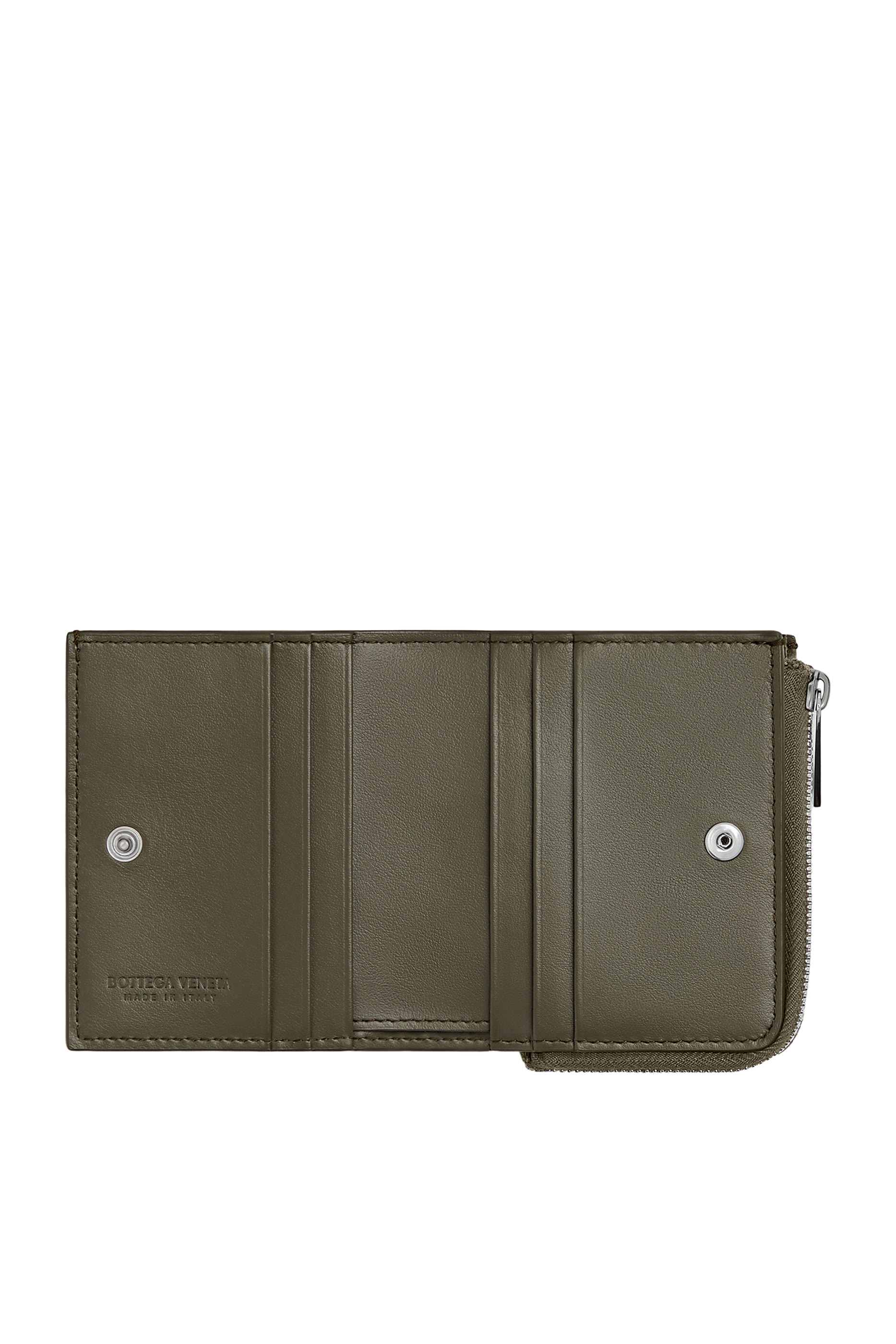 Intrecciato Stamp Bi-Fold Wallet