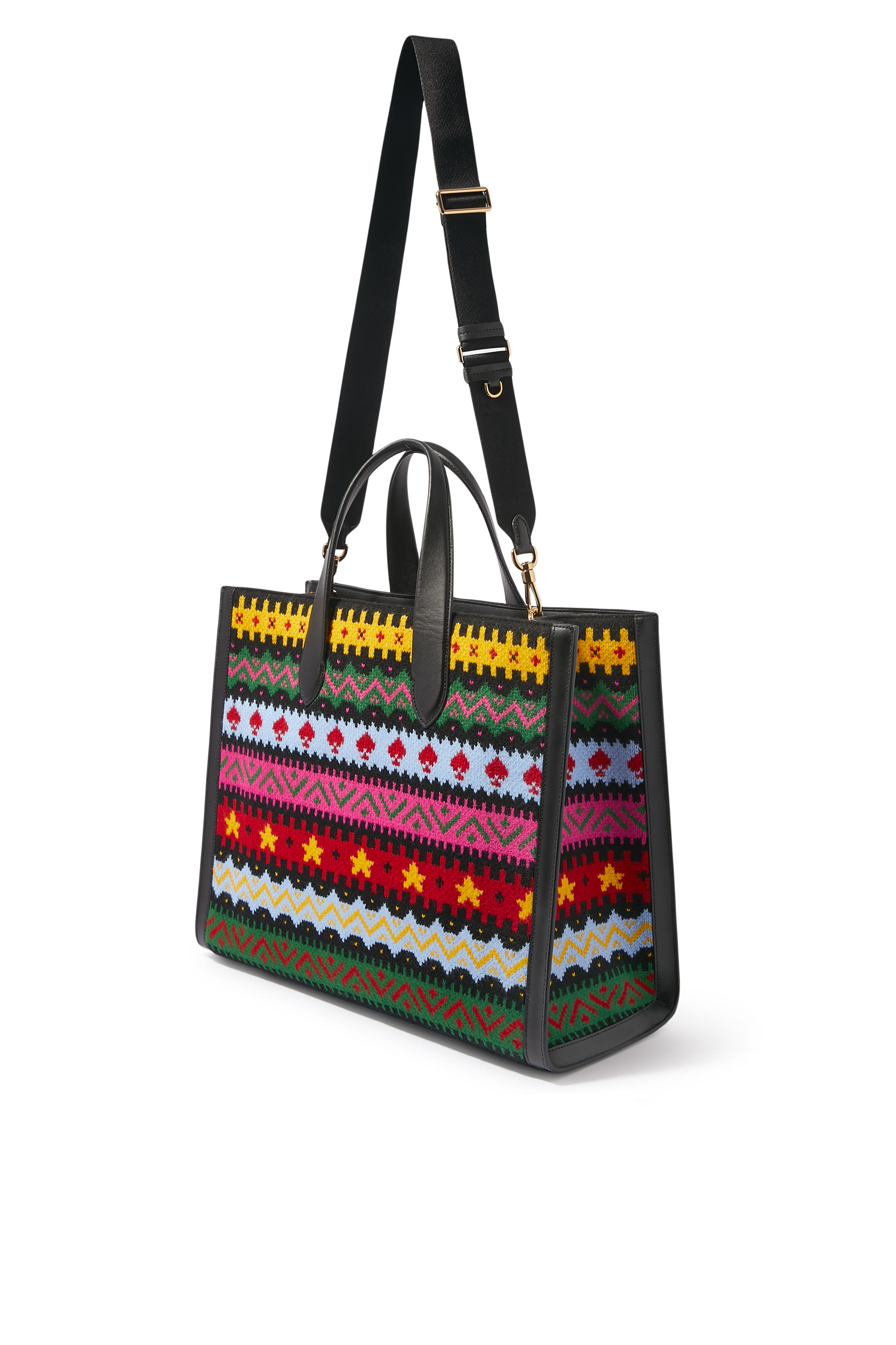 Manhattan Carnival Fair Isle Large Tote Bag