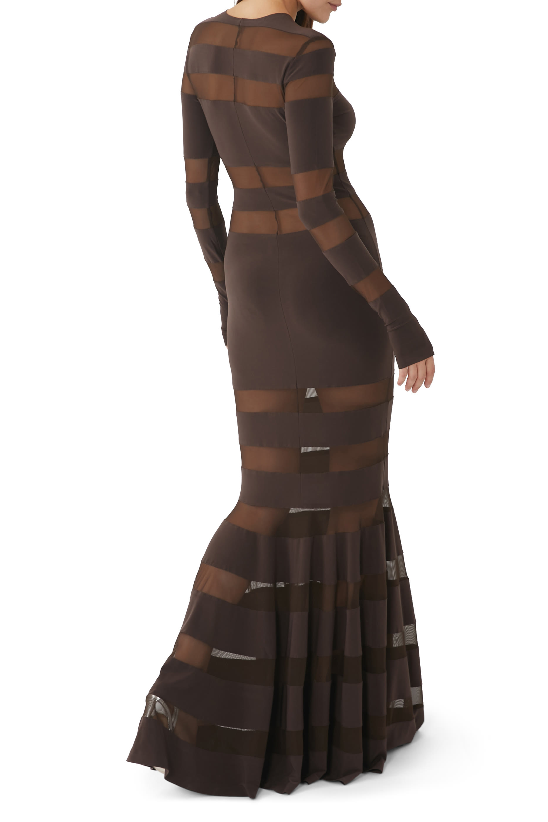 Spliced Fishtail Gown