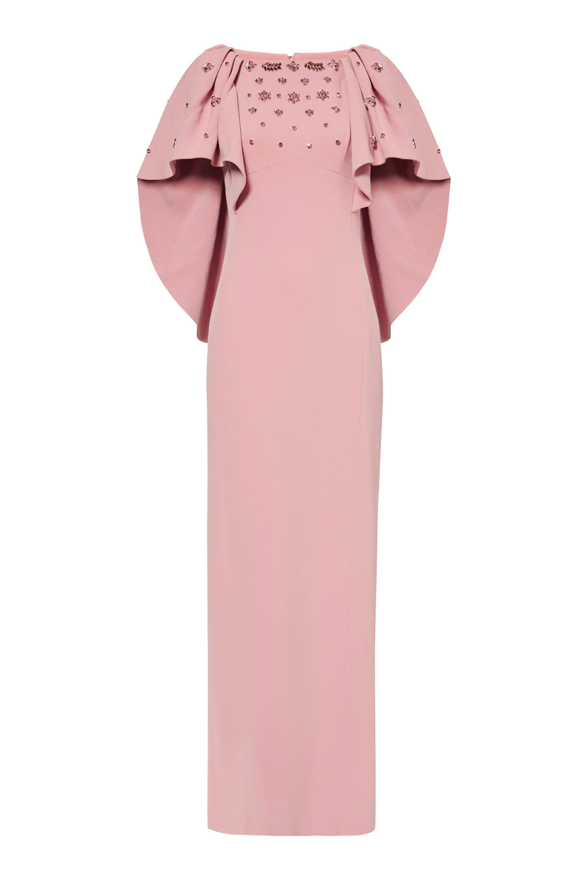 Margarita Embellished Crepe Gown