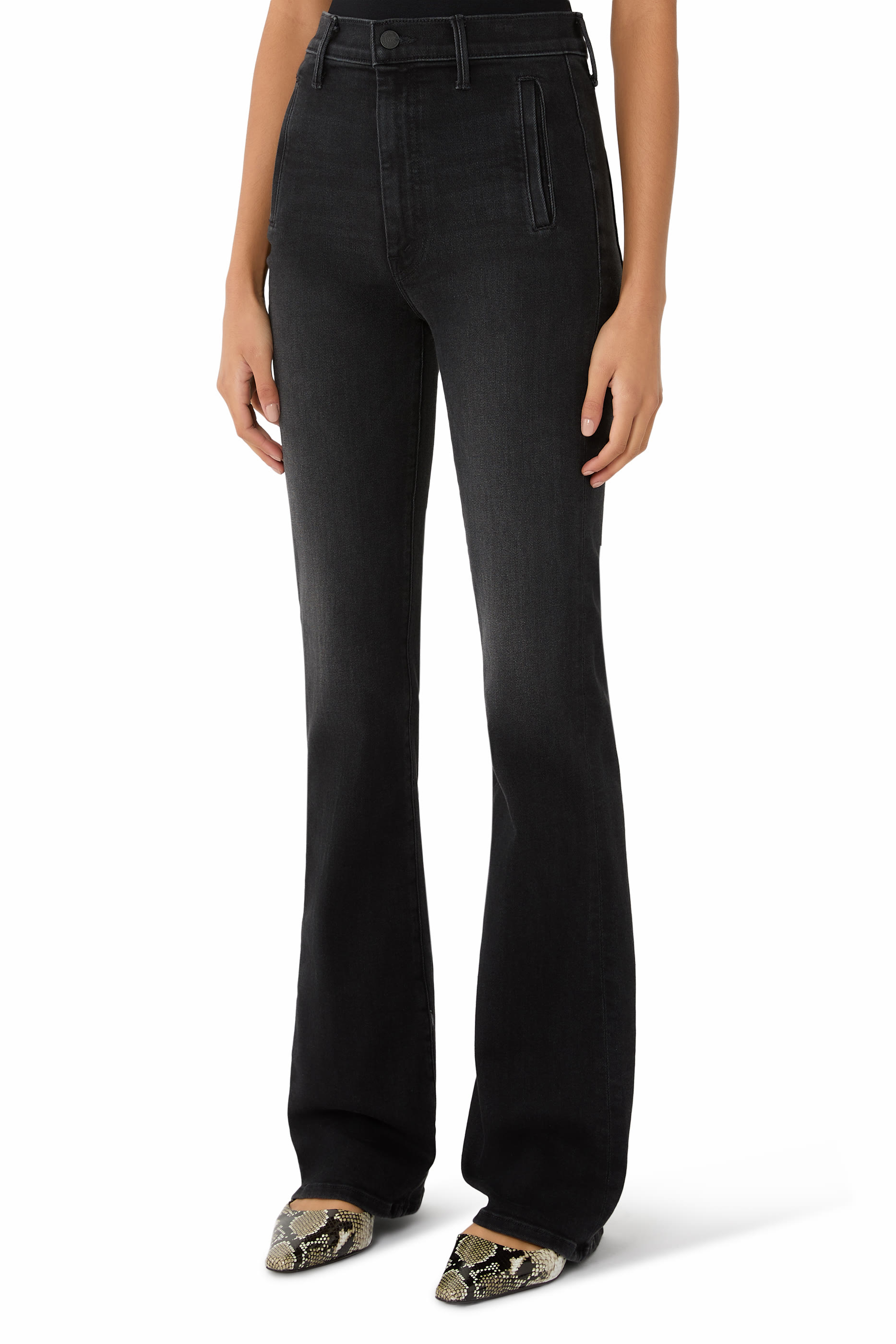 Mid Rise Rambler Zip Flood Jeans