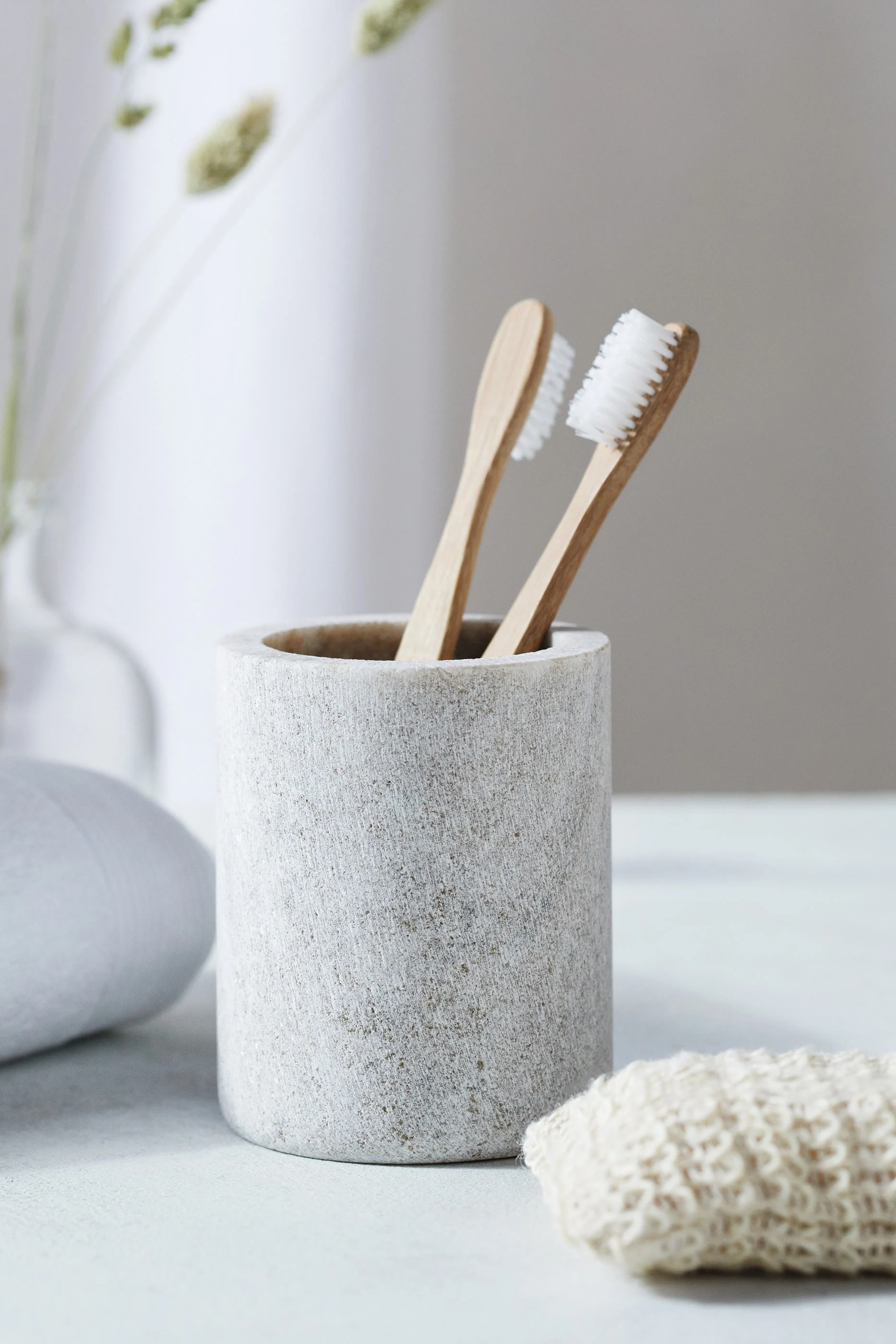 Marble Toothbrush Holder