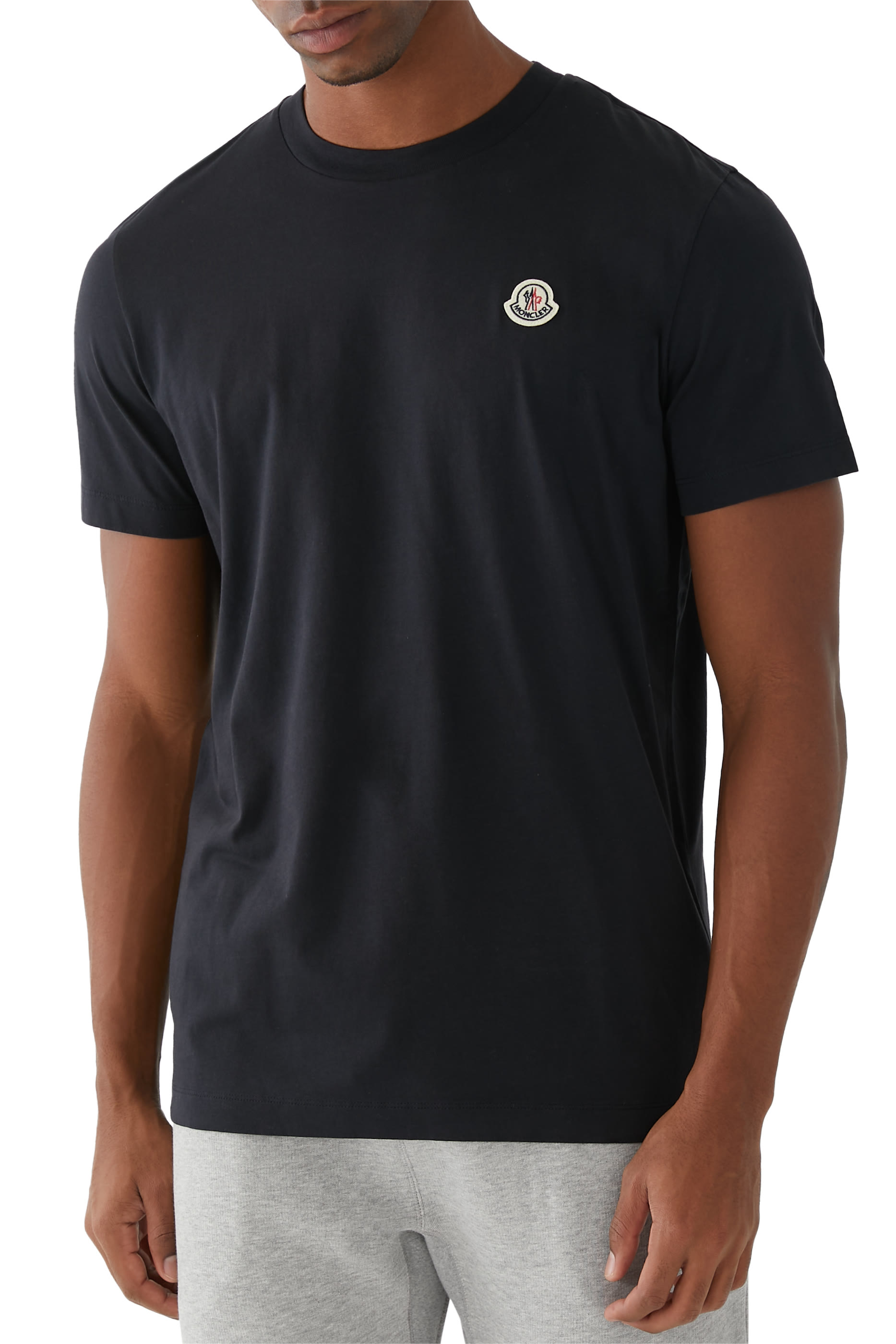 Logo Patch Cotton T-Shirt