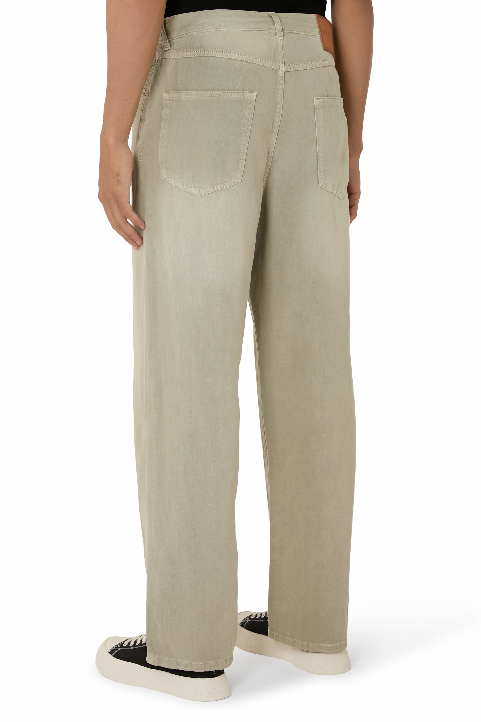 Straight Denim Pants