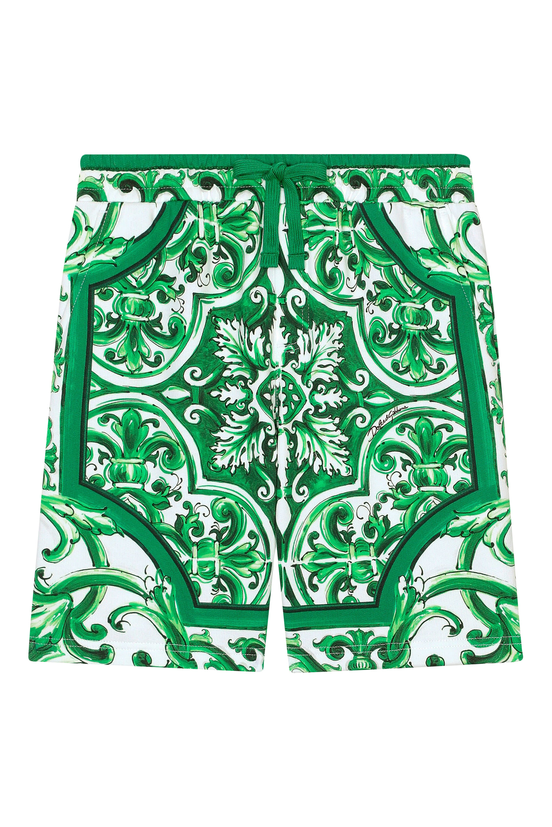 Kids Poplin Shorts with Mojalica Print