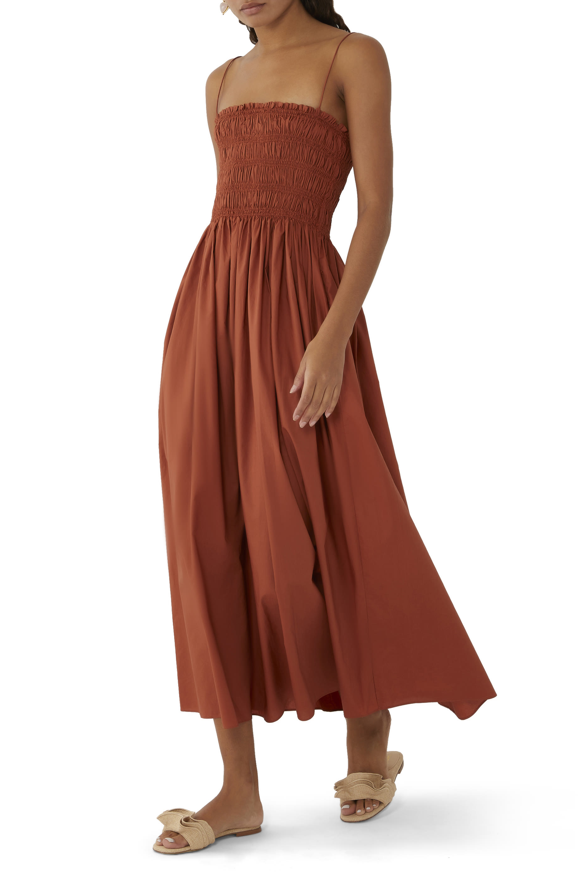 Shirred Bodice Dress