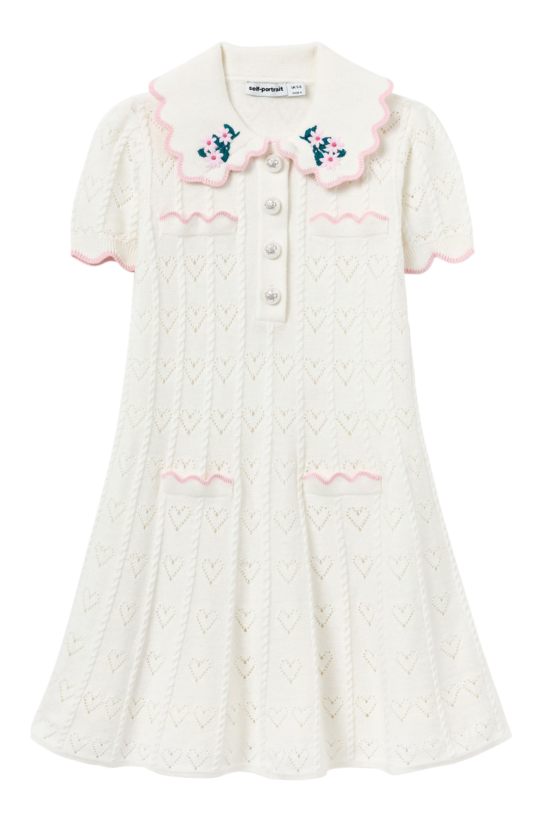 Kids Heart Knit Dress 