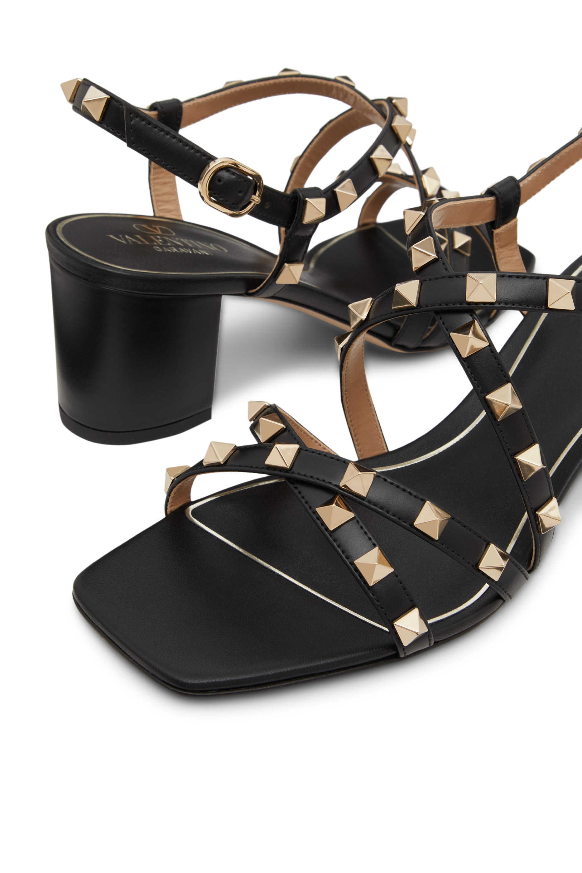 Valentino Garavani Rockstud 60 Leather Sandals