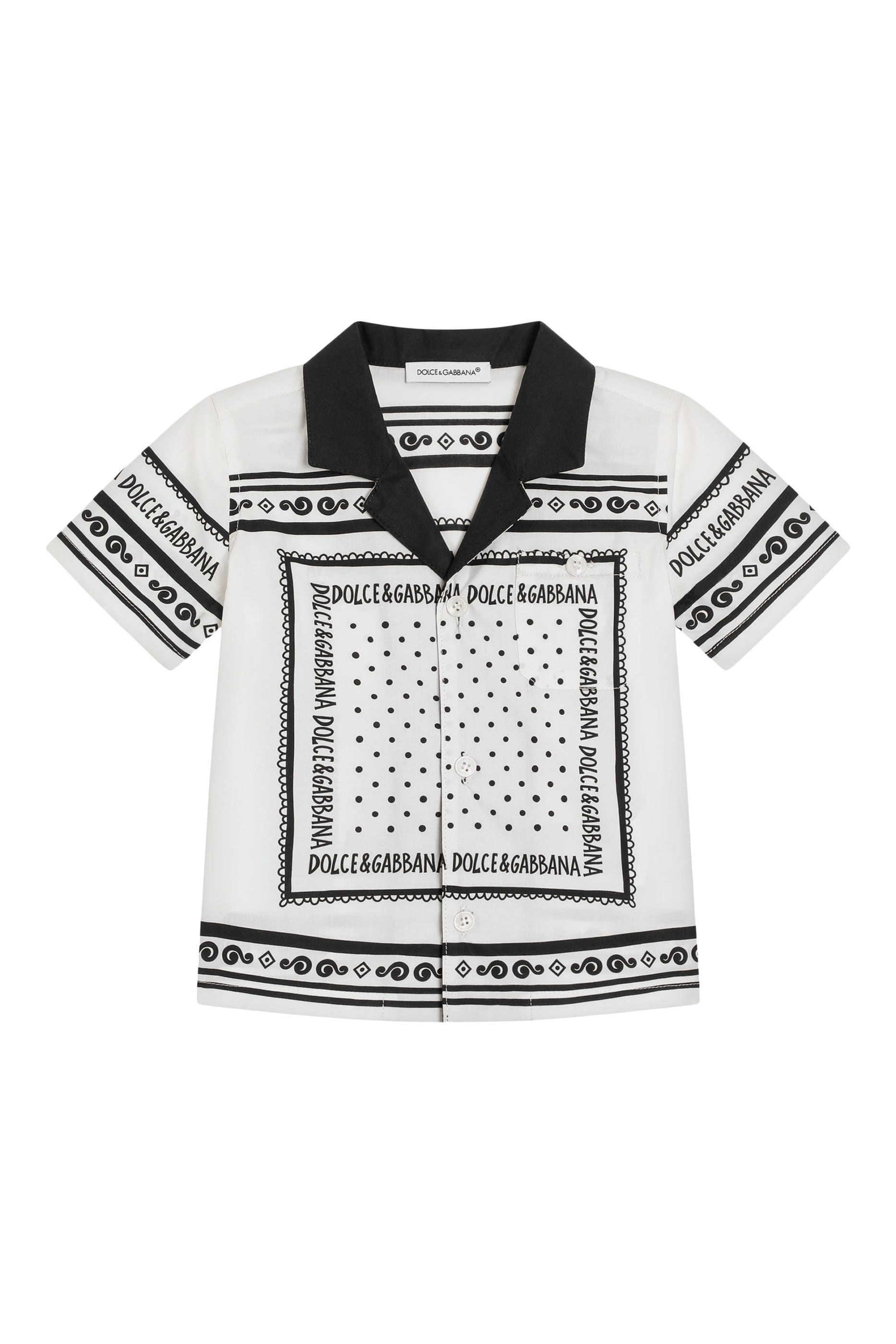 Kids Bandanna Print Poplin Shirt