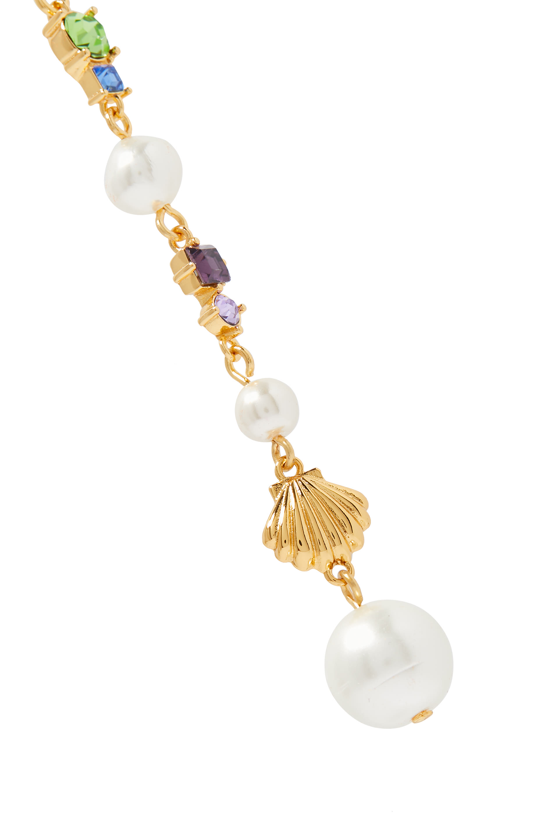 Mix Bead Linear Earrings