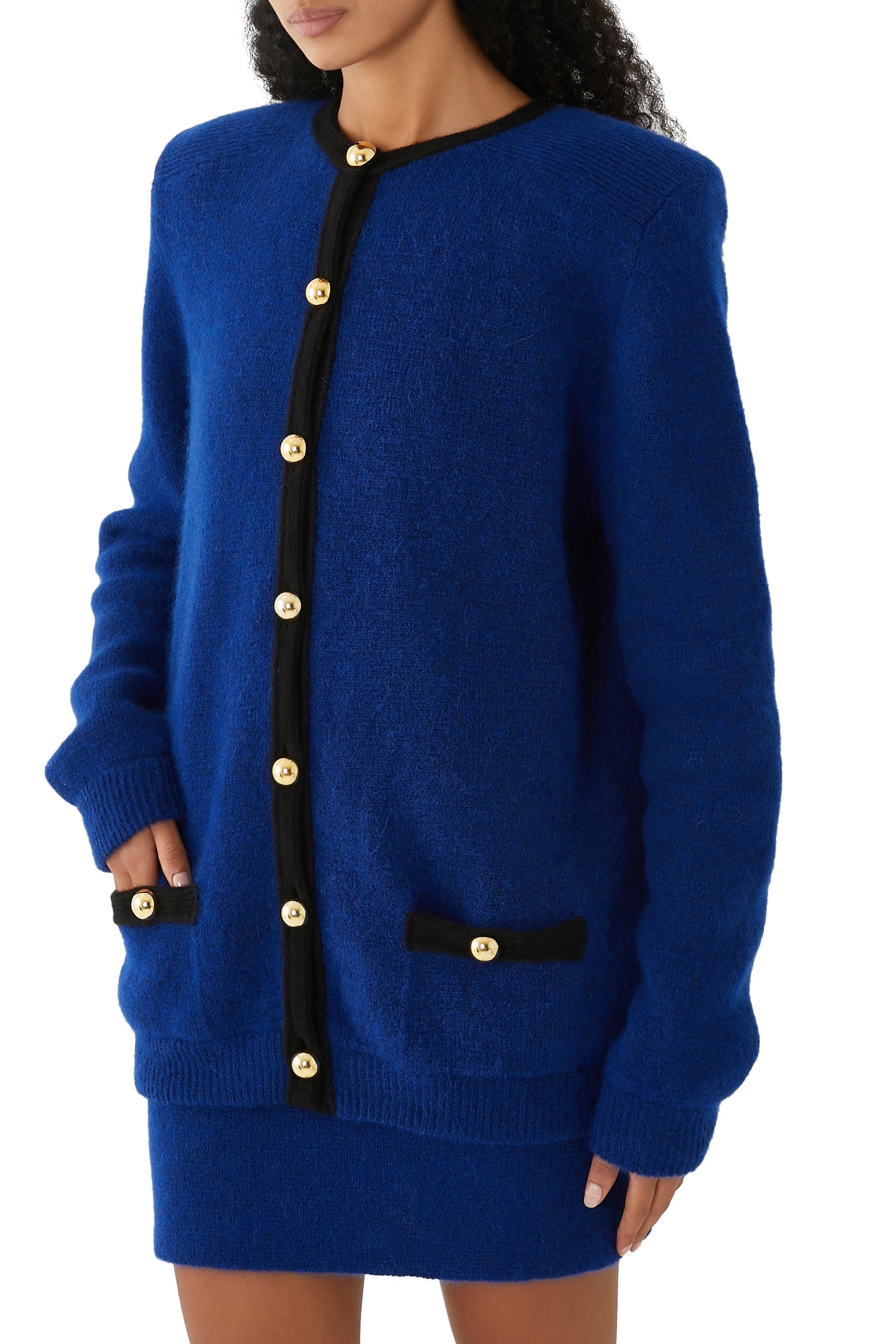 Oversized Alpaca Knitted Cardigan