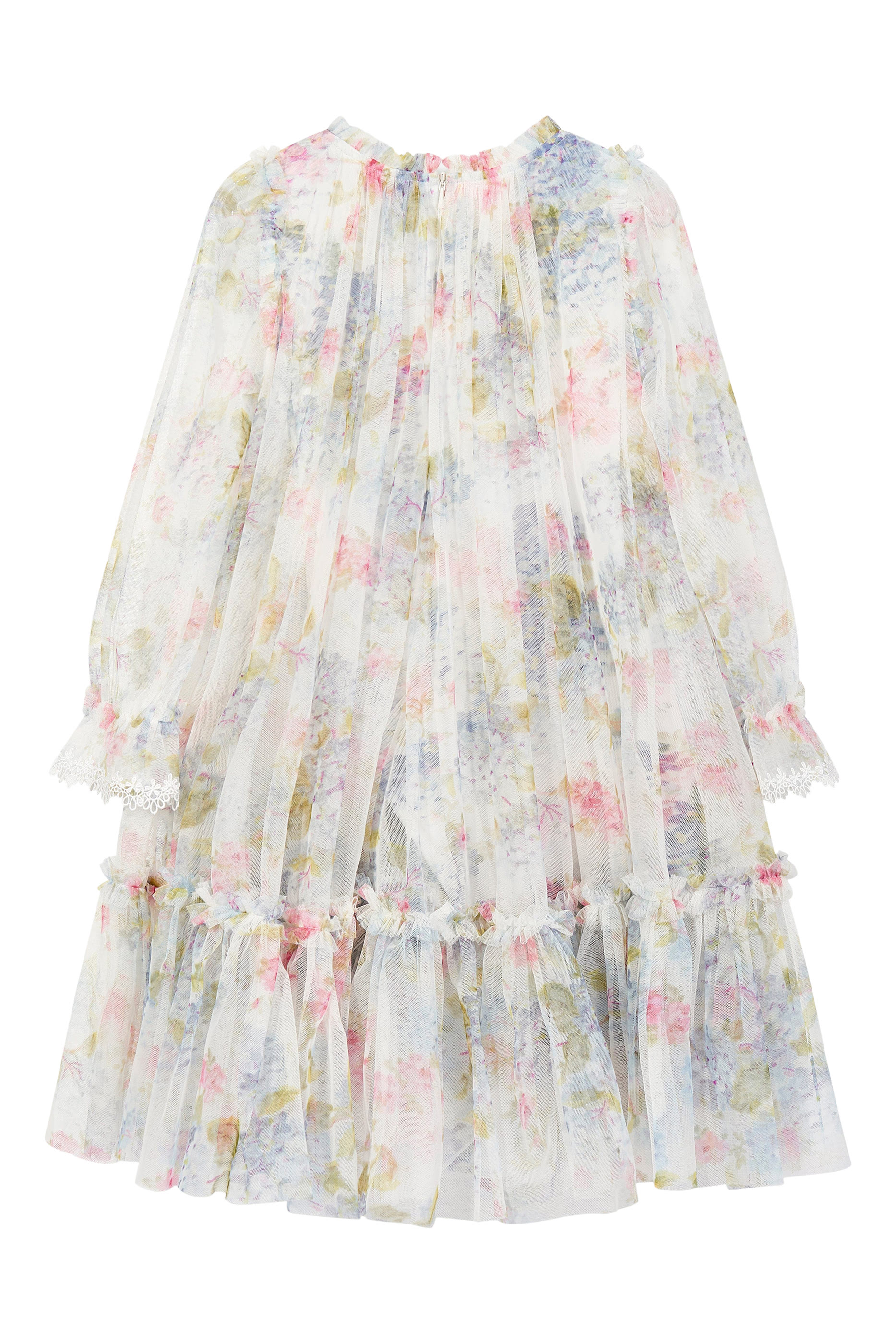 Kids Hydrangea Long Sleeve Dress 