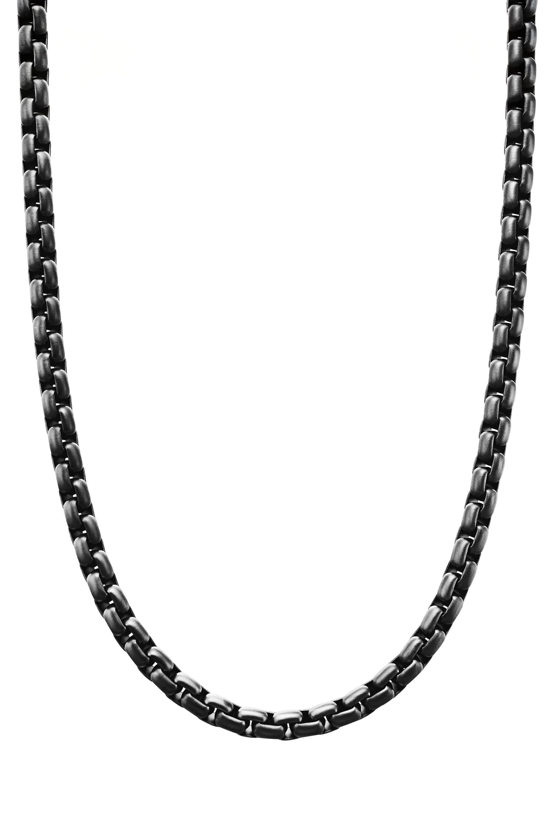 Box Chain Necklace, Stainless Steel