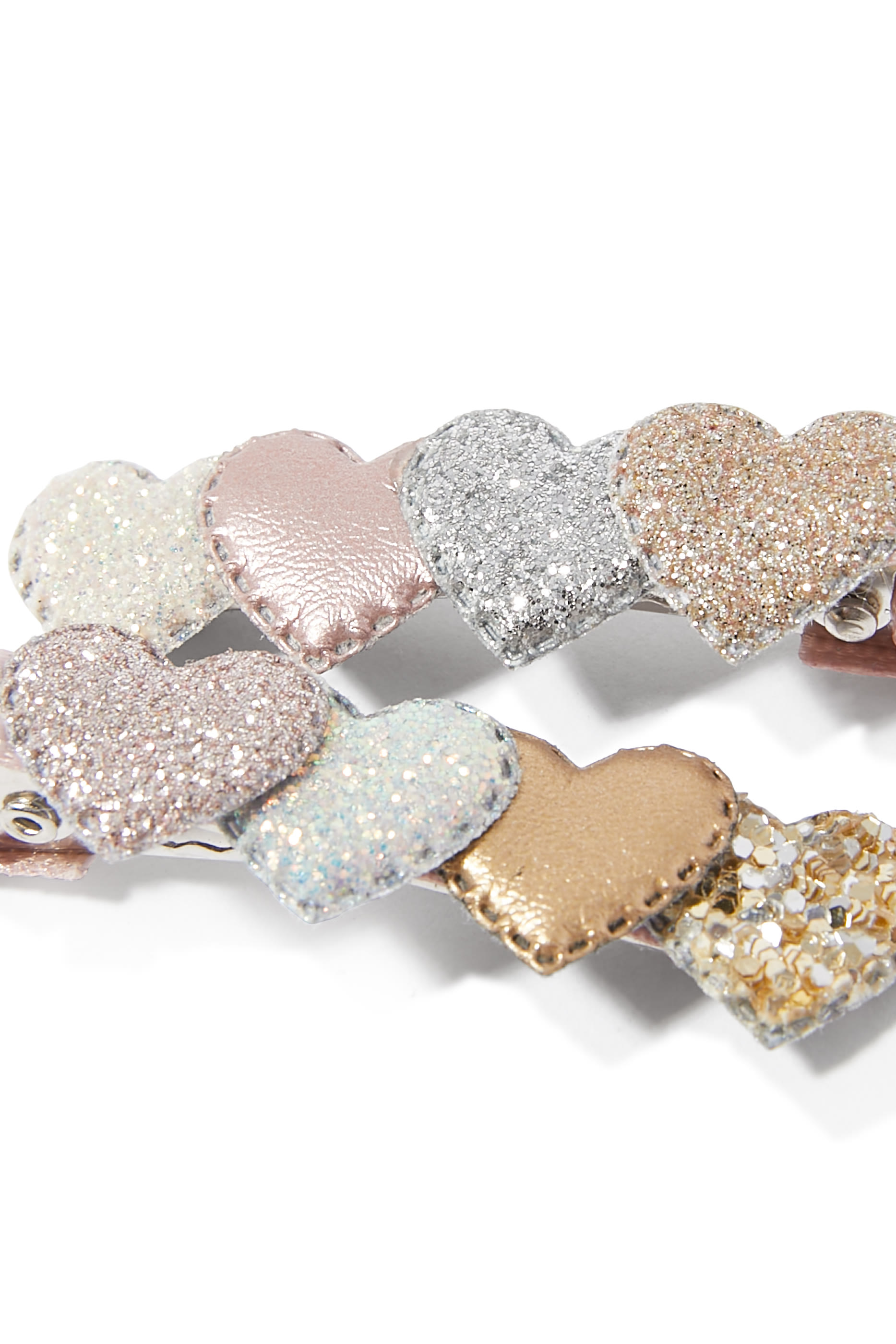 Kids Layered Heart clips