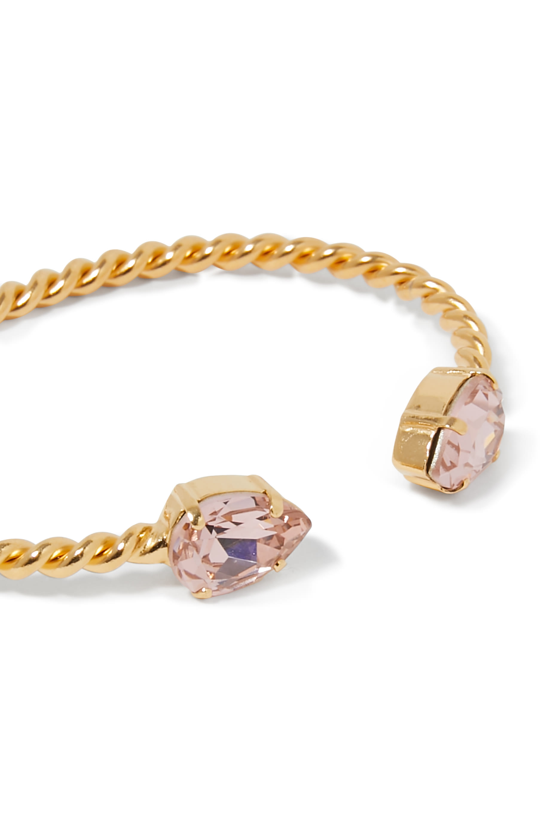 Mini Drop Bracelet, 18k Gold Plating & Crystals