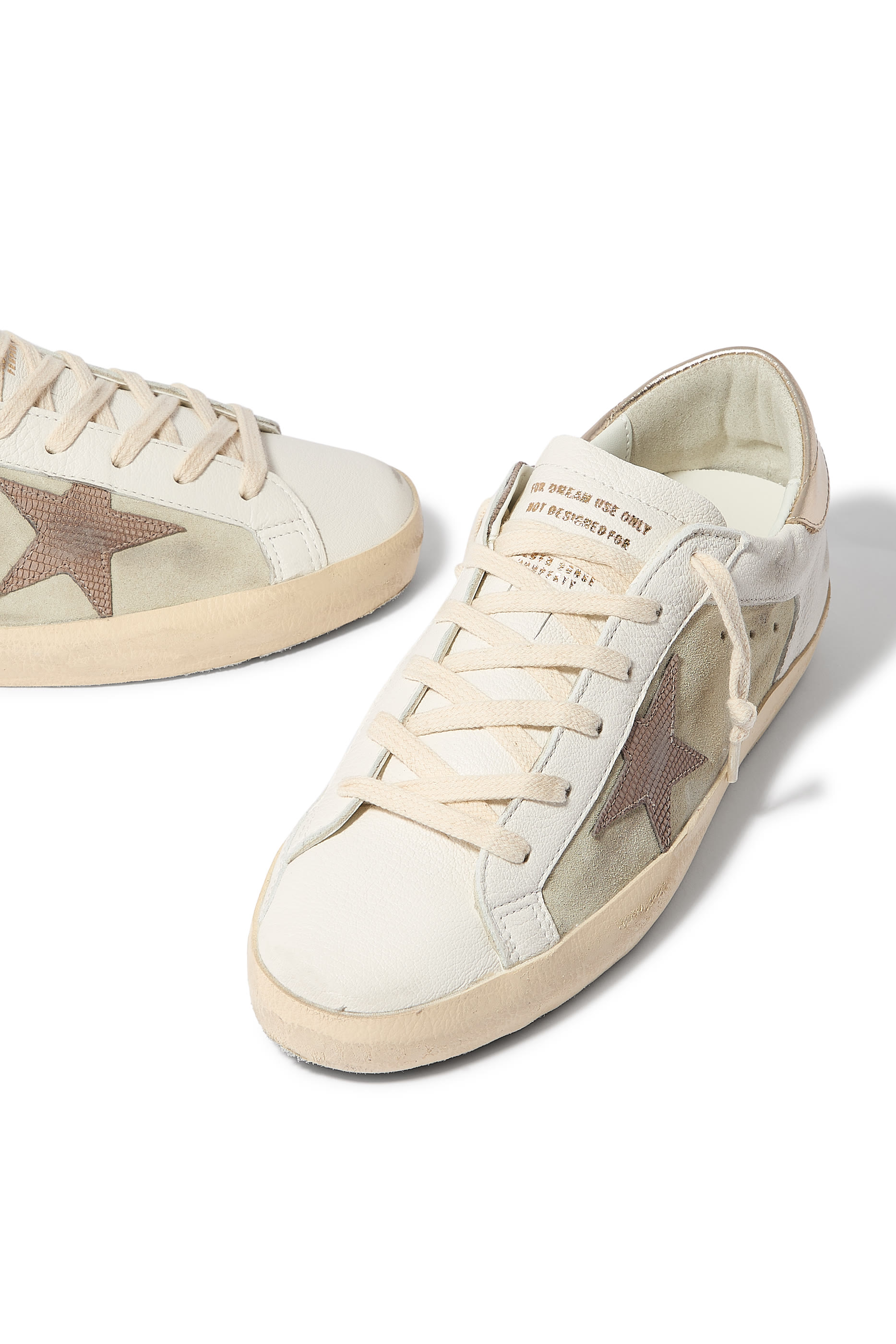 Super-Star Lizard Print Star Sneakers