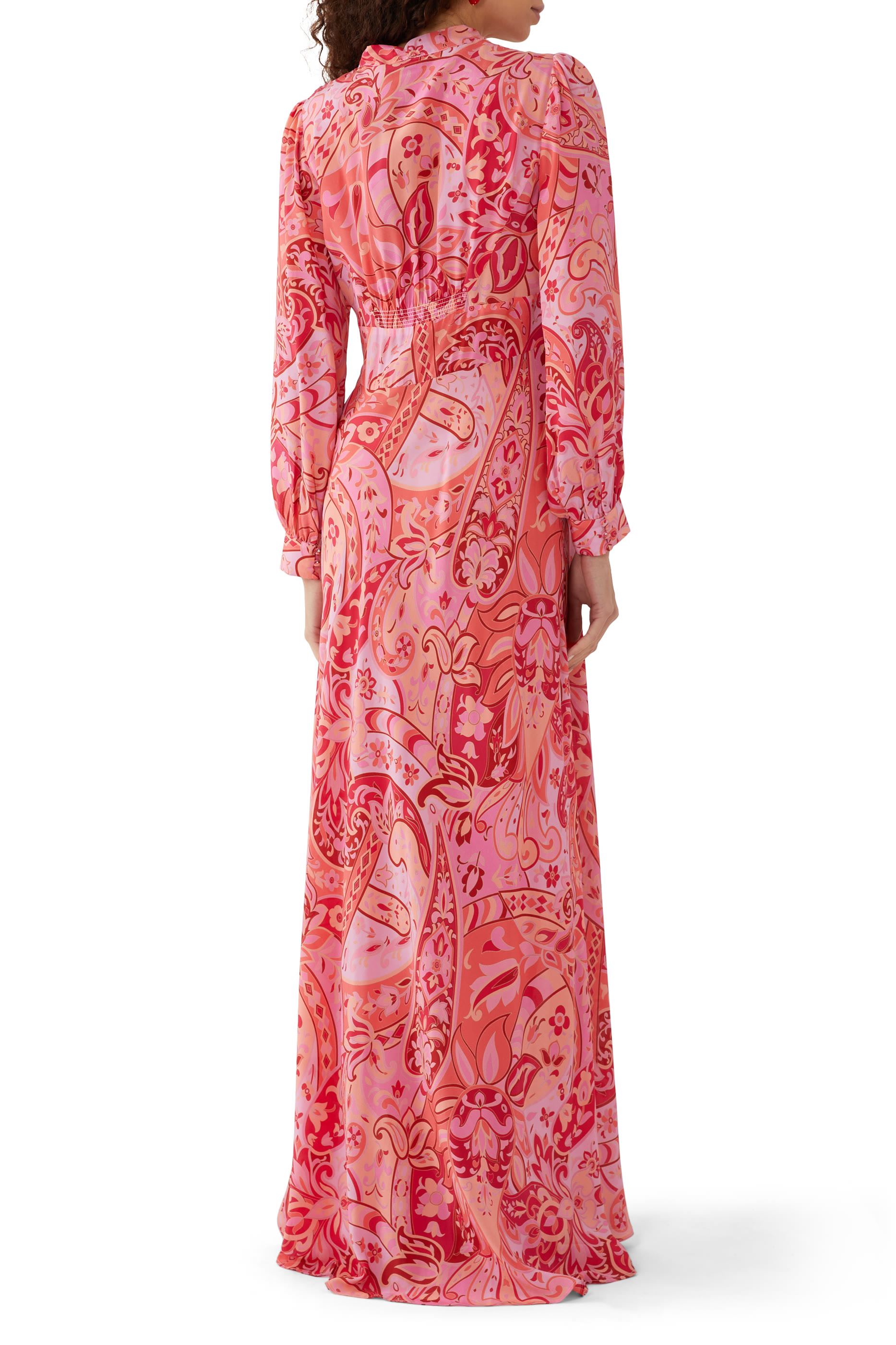 Emory Printed Silk Dress