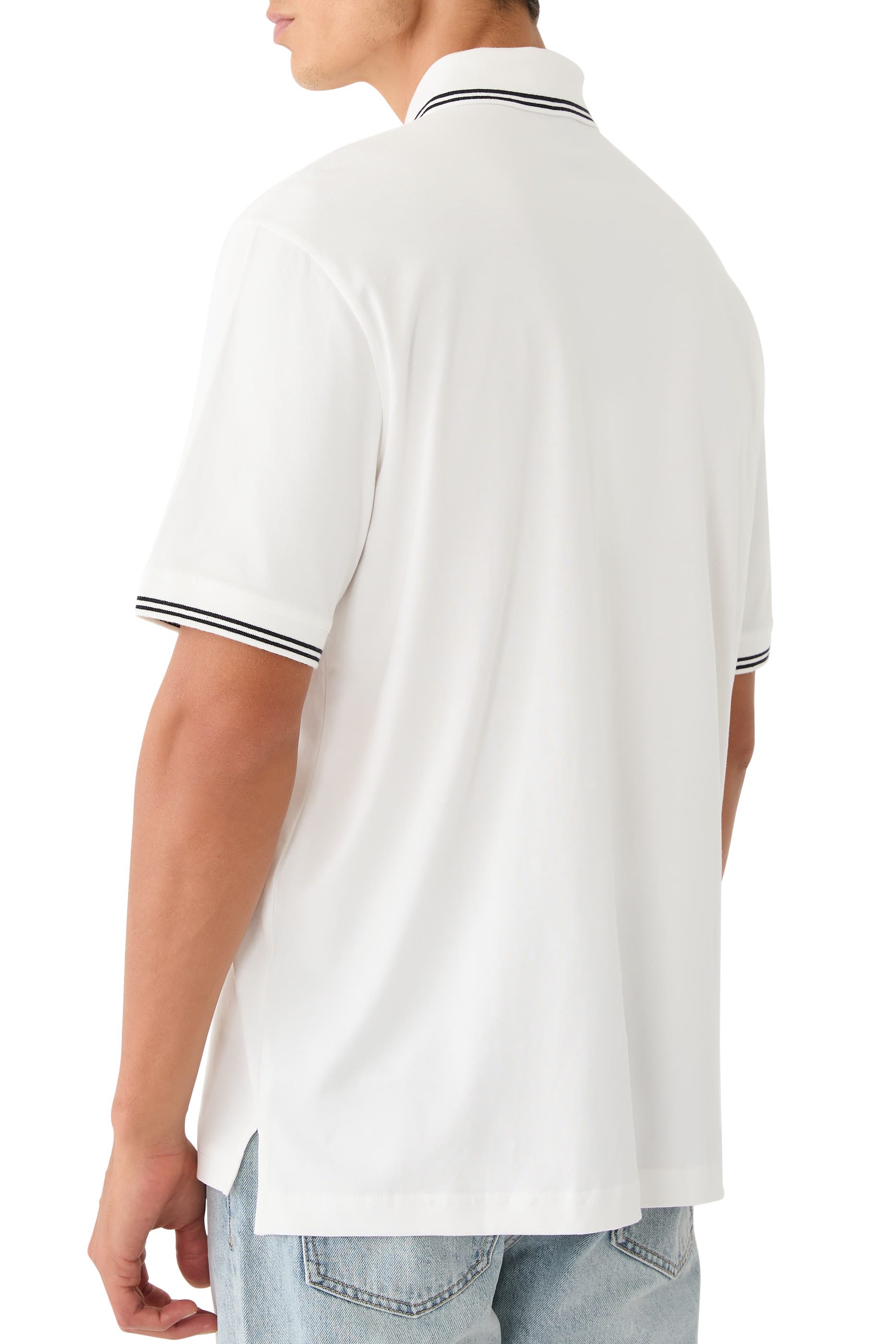 Logo Half-Button Polo Shirt