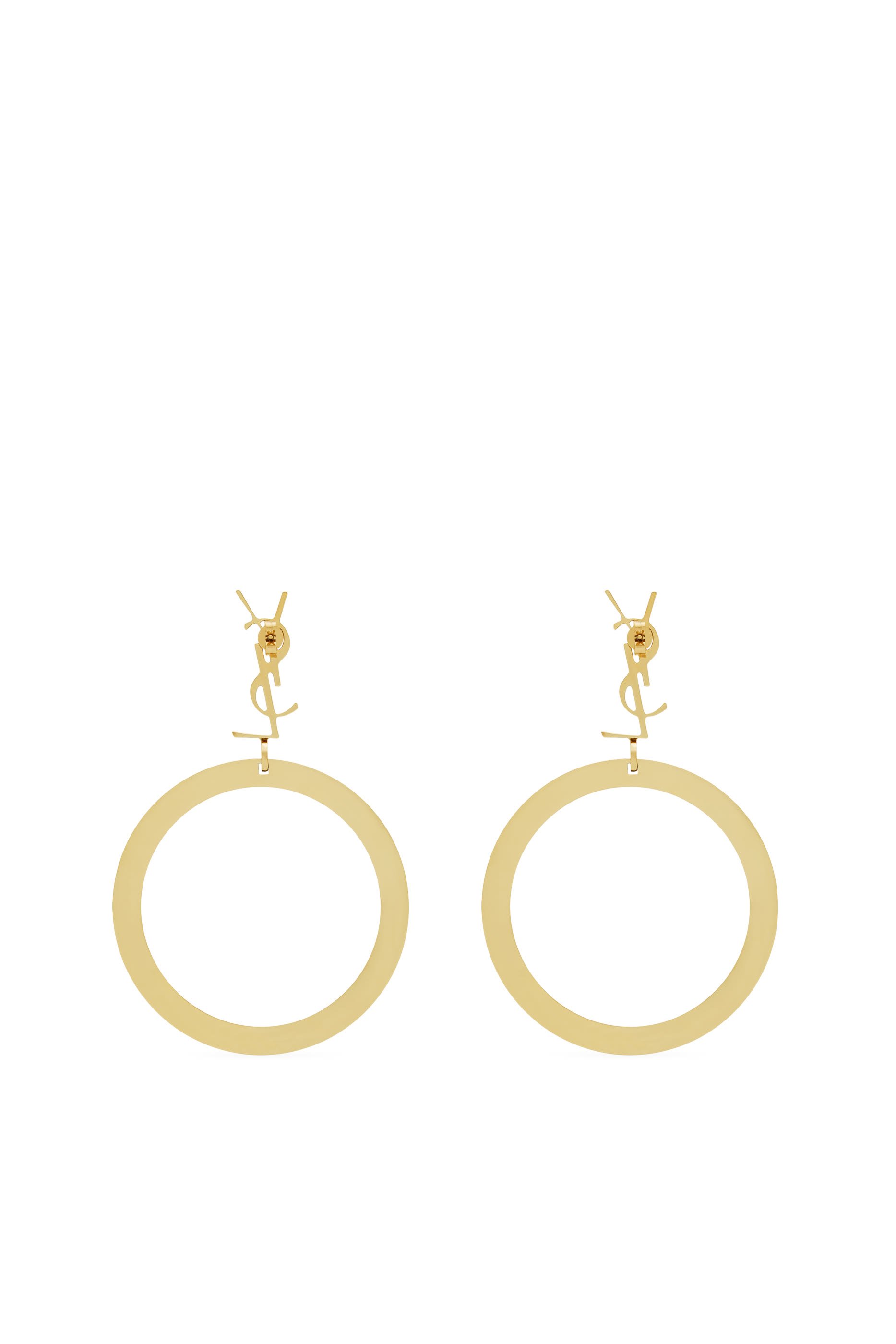 Cassandre Pendant Hoop Earrings 