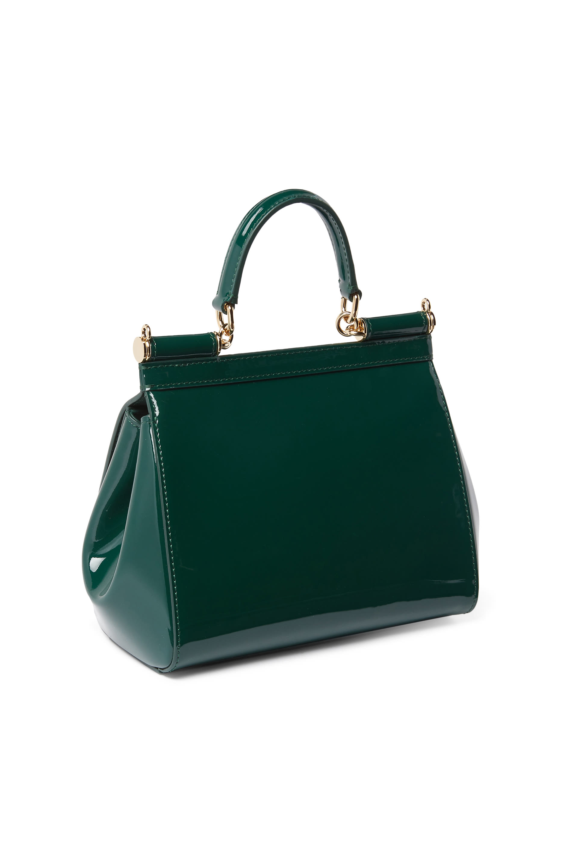 Medium Patent Leather Sicily Handbag