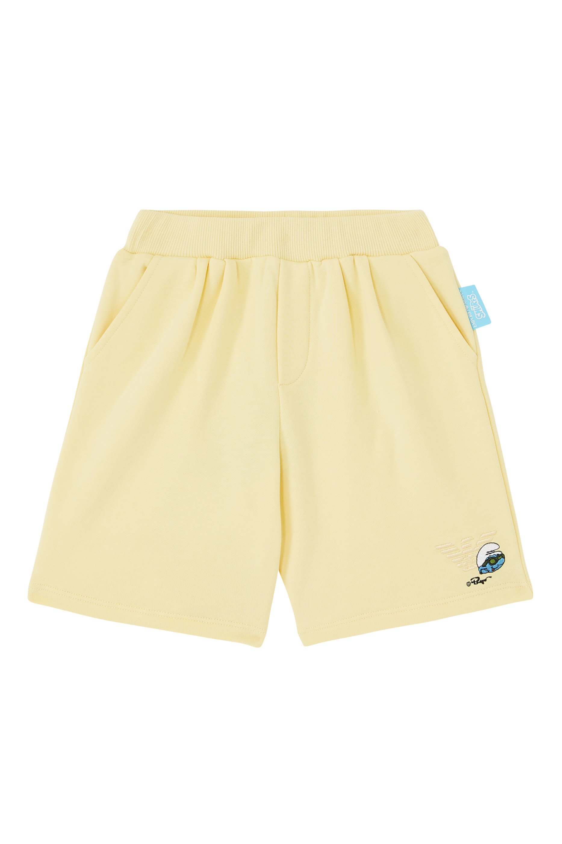 Kids Embroidered Smurf Shorts