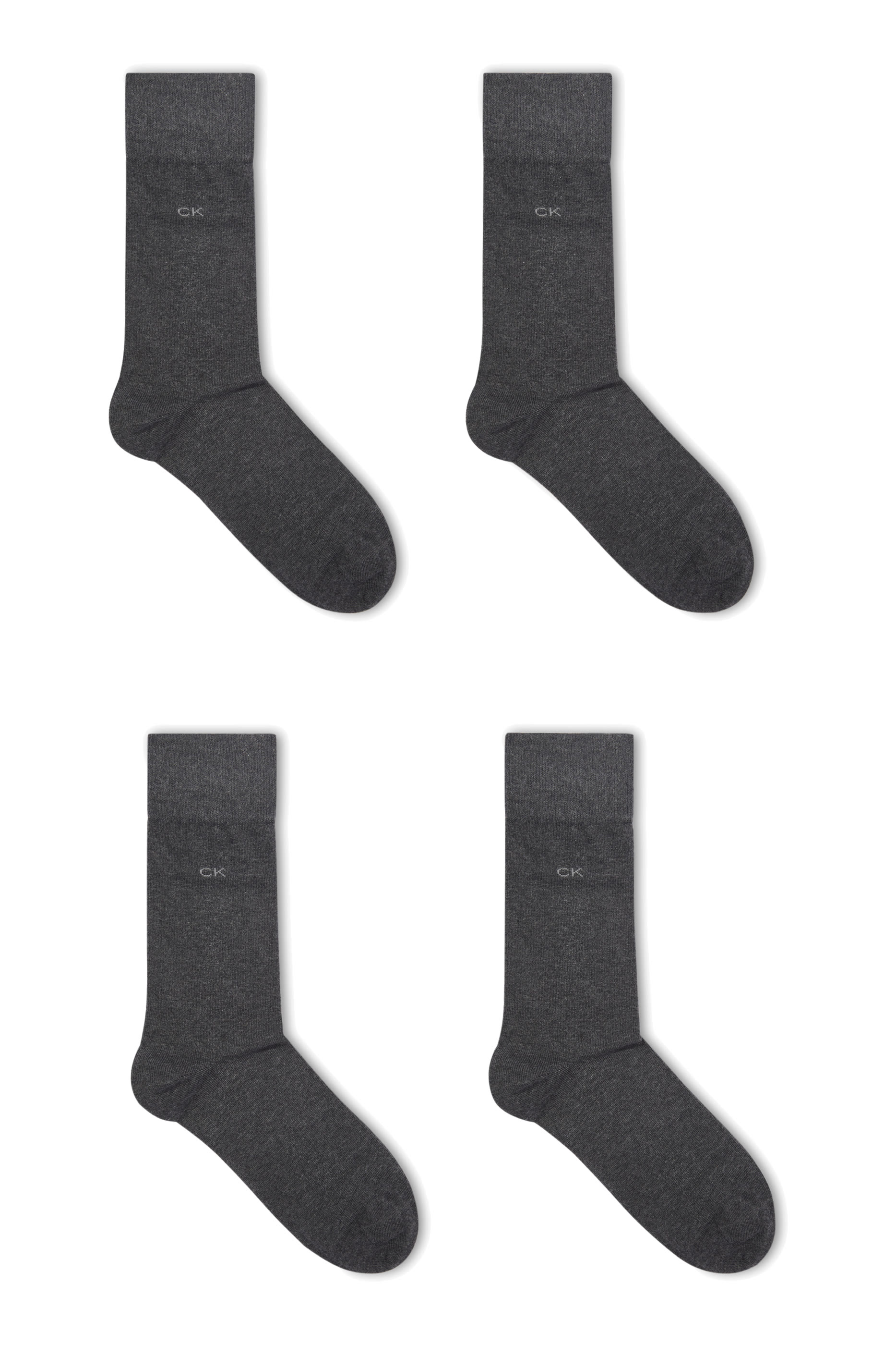 Casual Flat Knit Socks, Set of 2