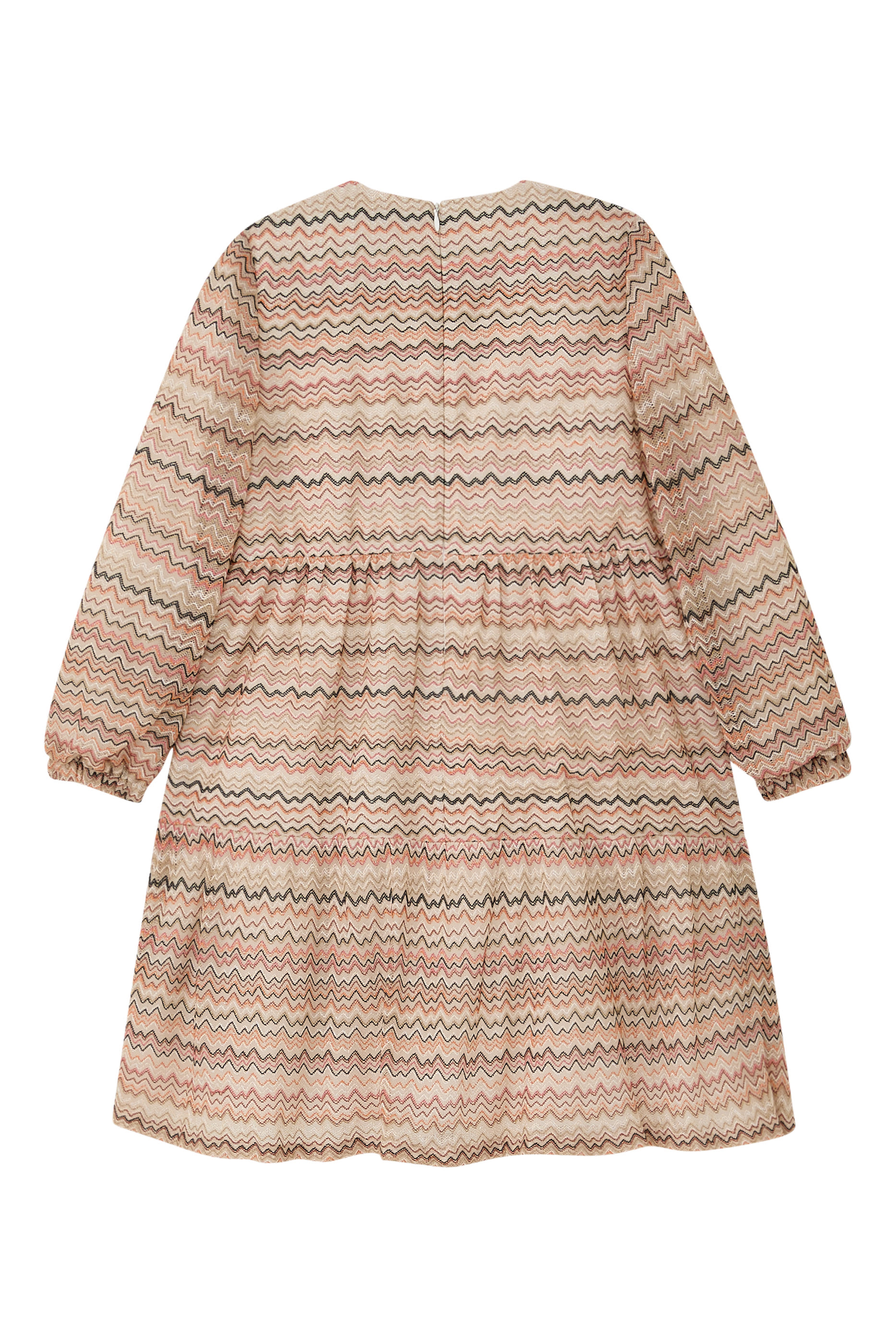 Kids  Waves Knit Long-Sleeve Dress 
