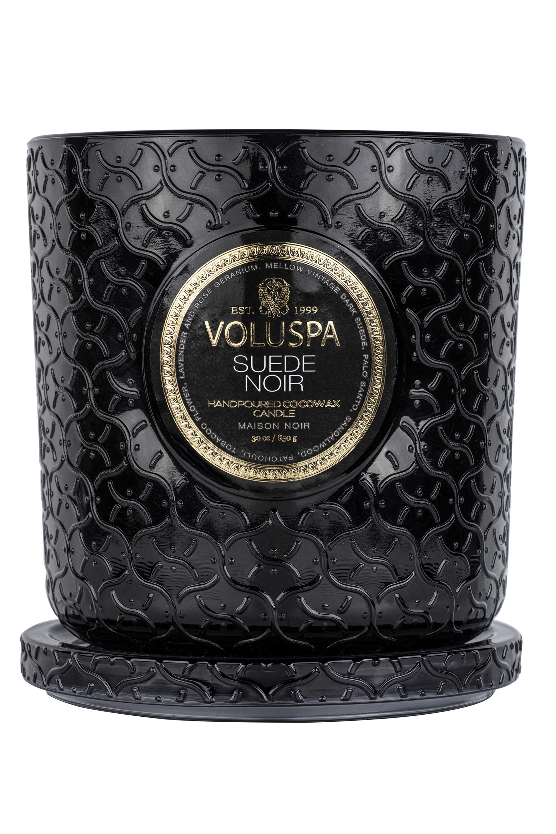 Suede Noir Luxe Candle