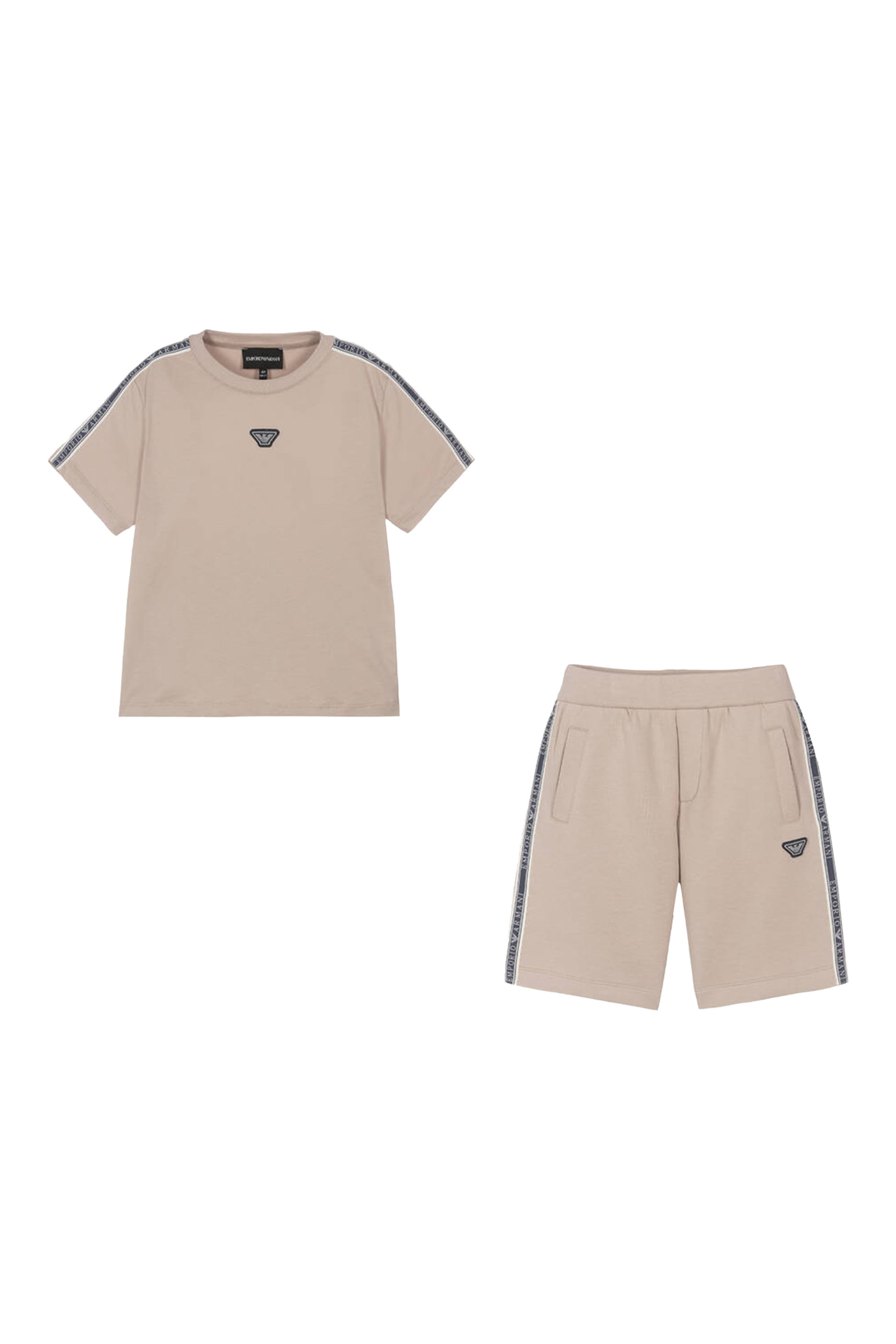 Kids Logo Tape T-Shirt & Shorts Set