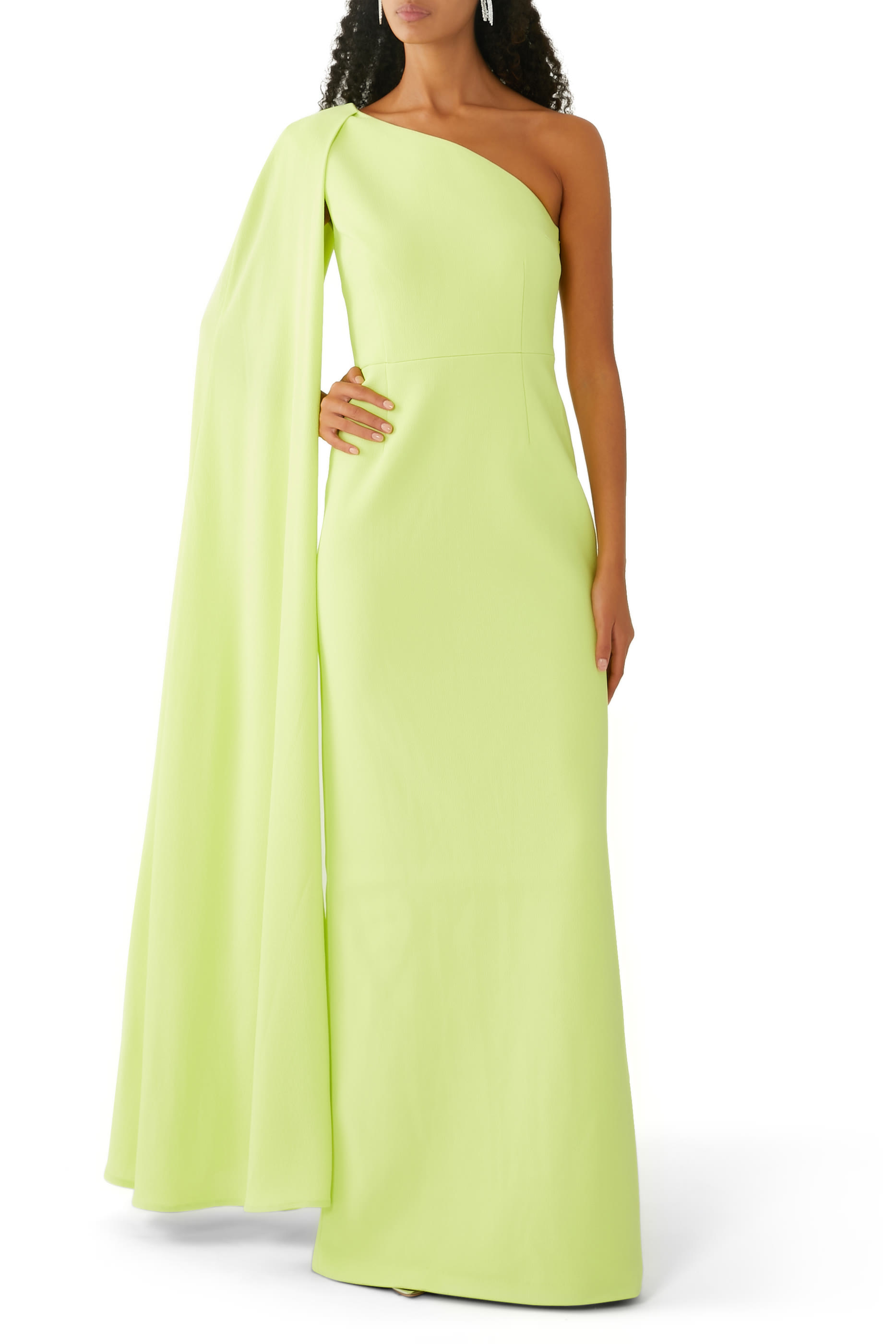 Aria One-Shoulder Gown