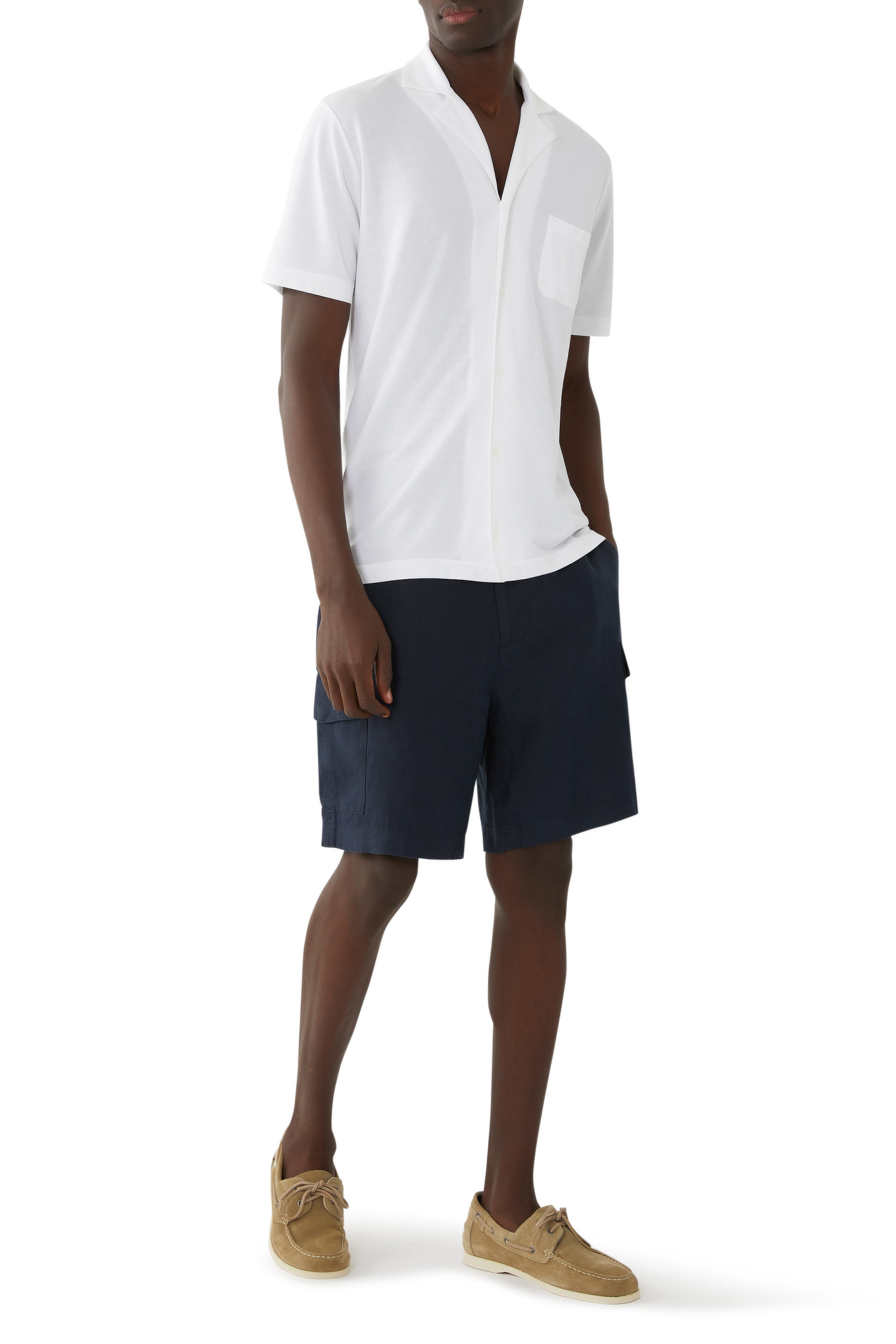Slim-Fit Oragnic IceCotton Polo Shirt