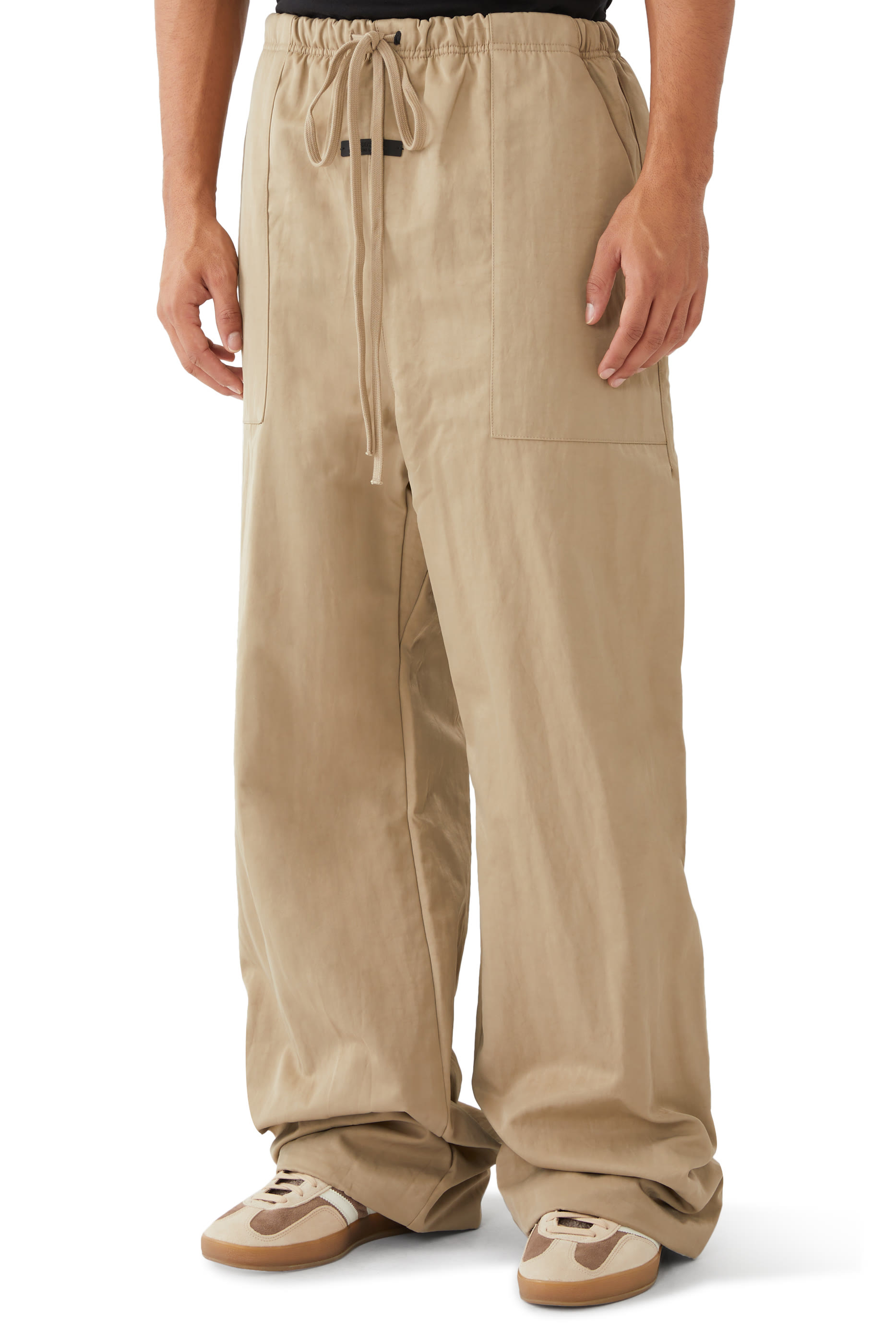 Textured Nylon Utility Pants