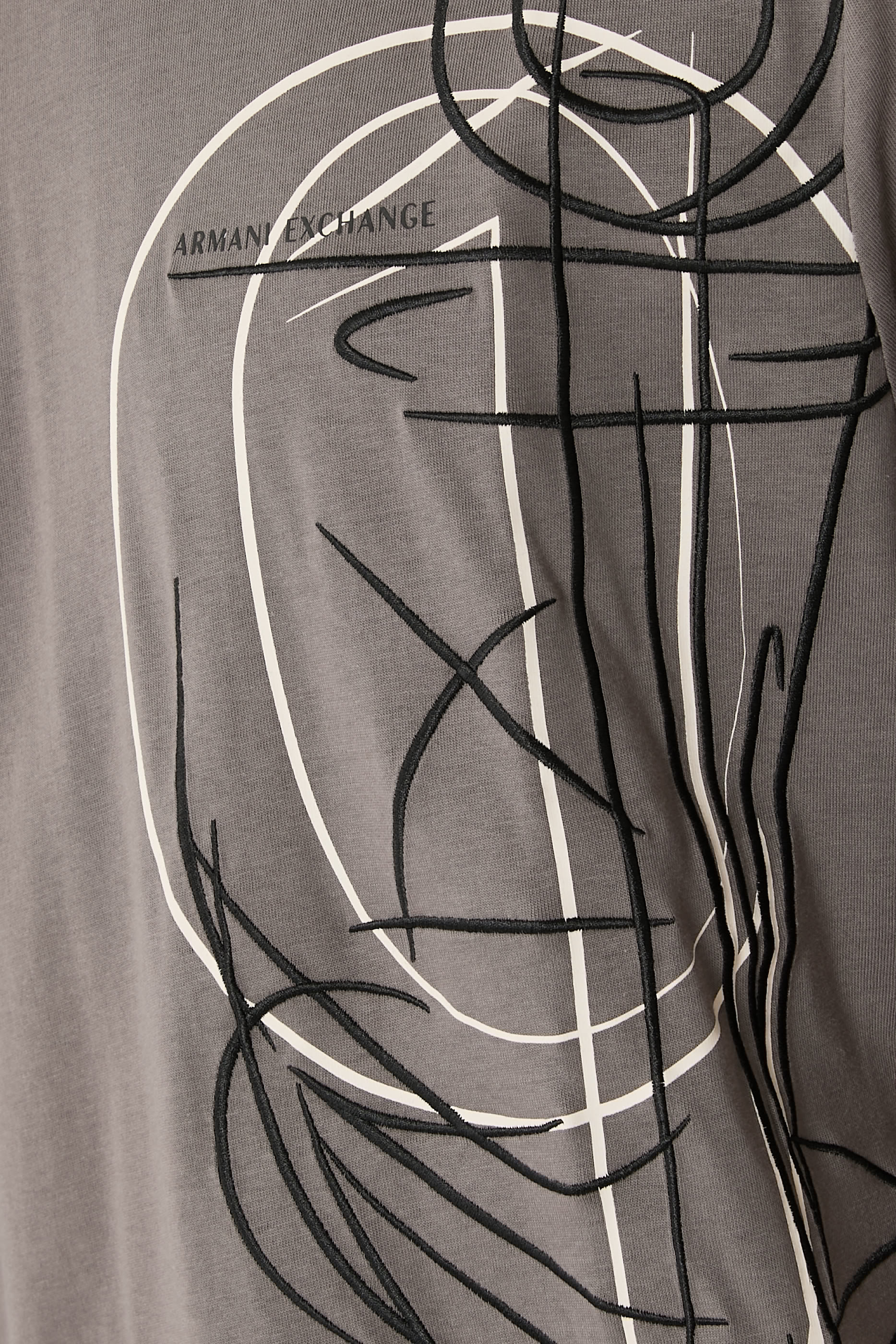 Logo Execution Side Chest Print T-Shirt