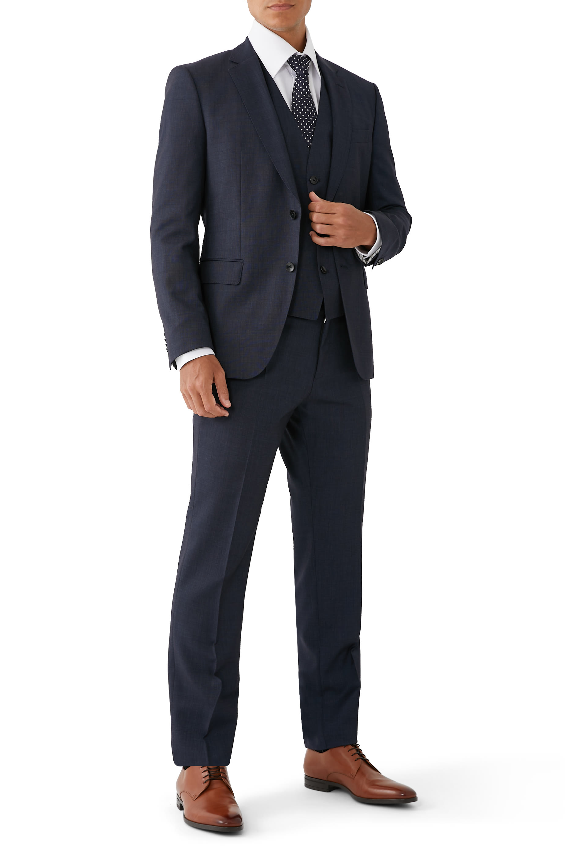 Solid Button Down Shirt