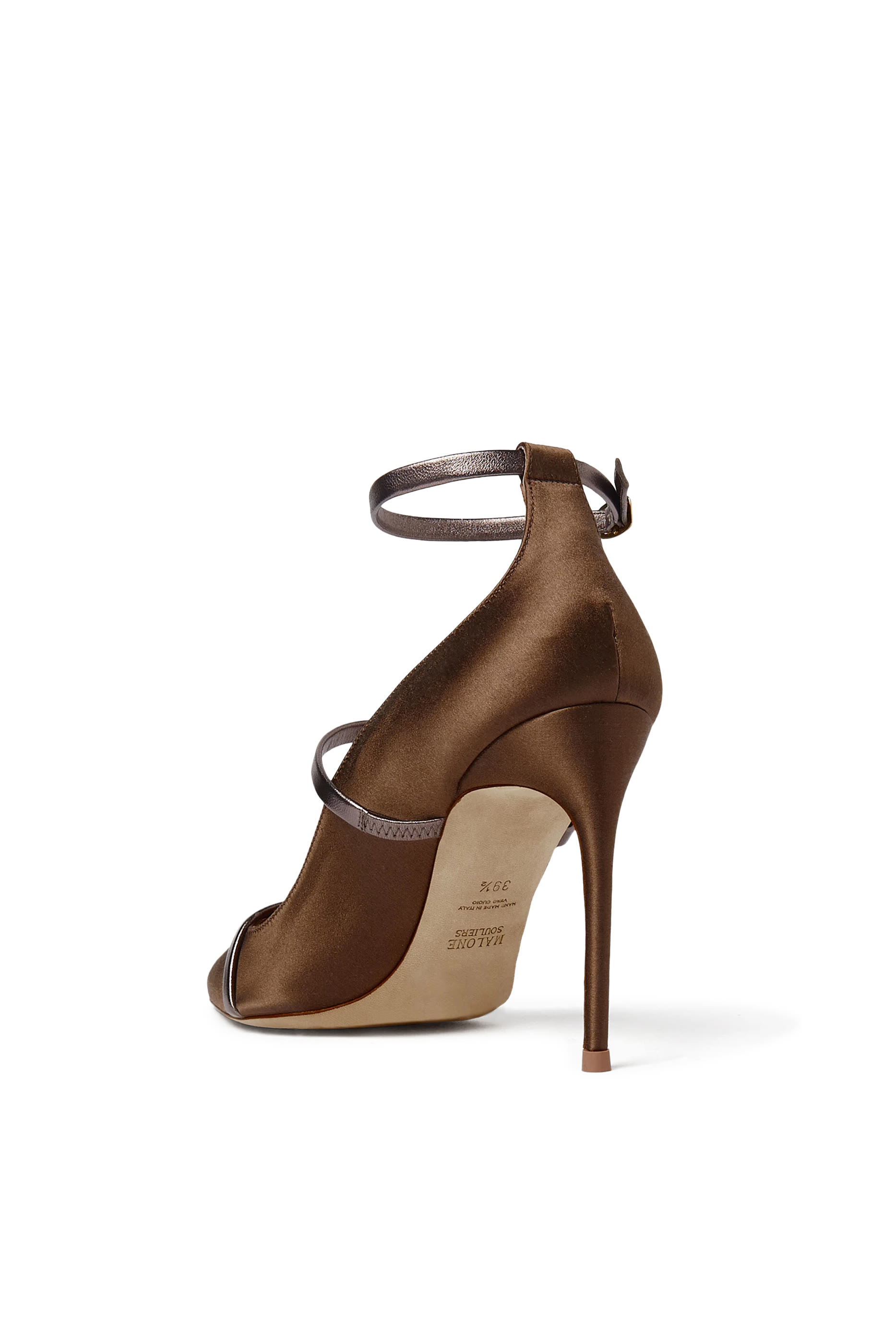 Diaz Taupe Satin 90 Pumps