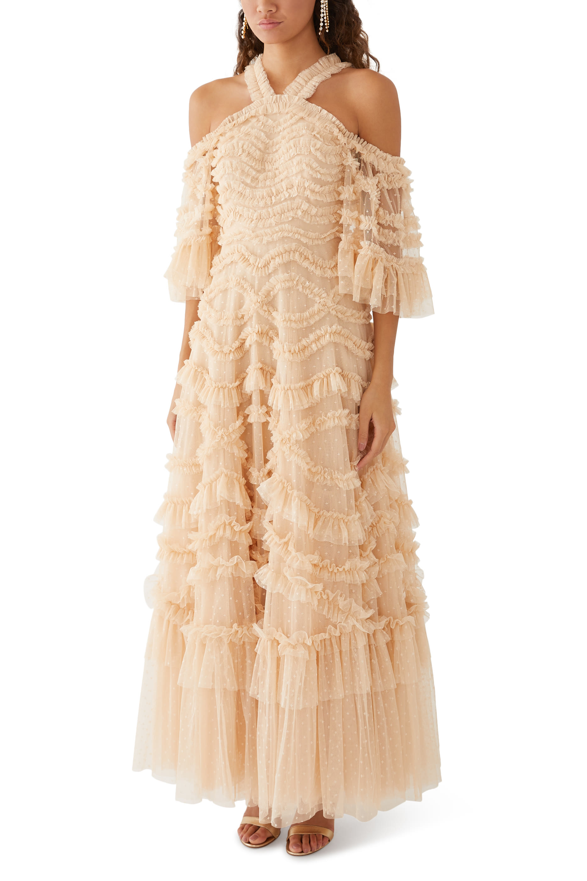 Bronte Off-Shoulder Gown